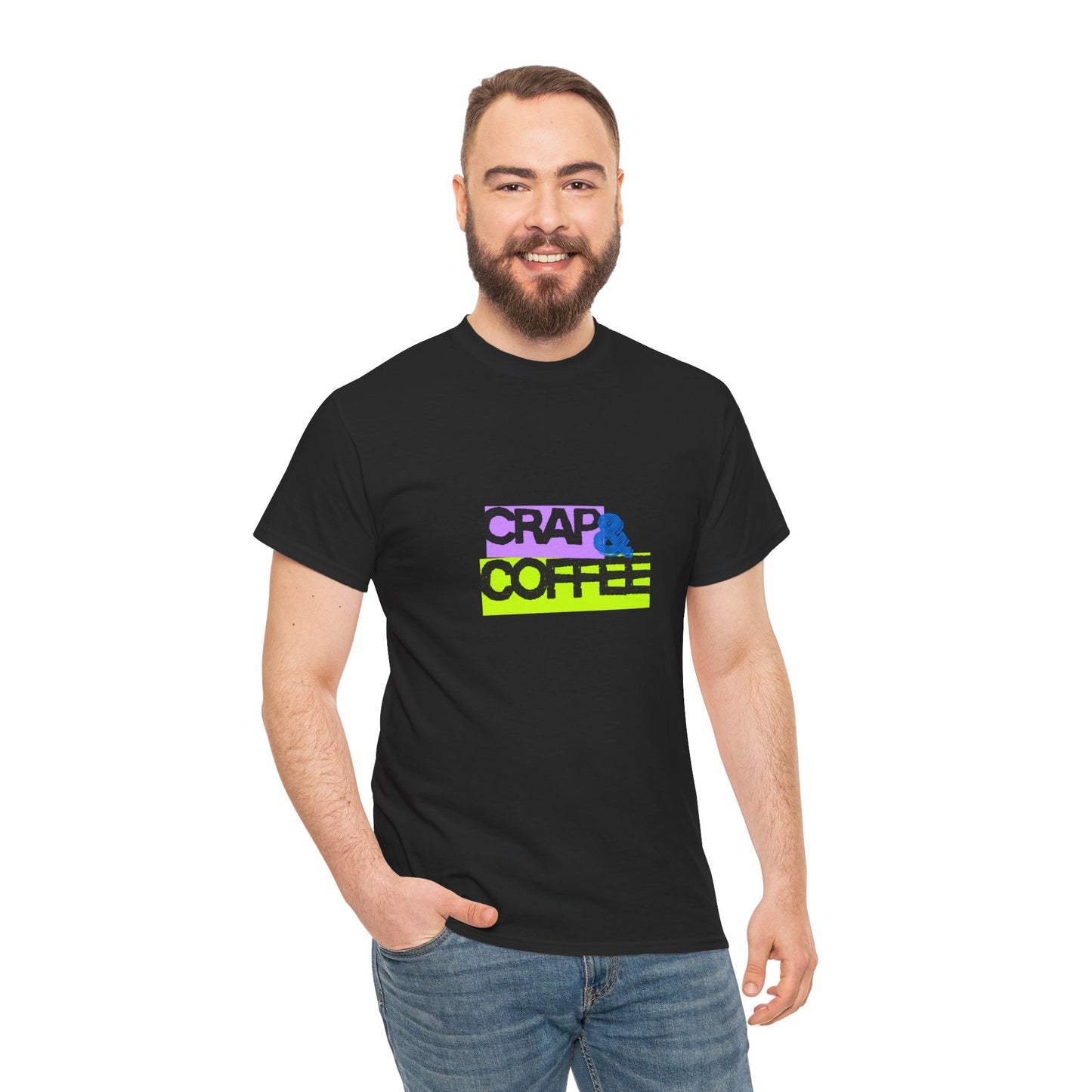 Crap & Coffee Unisex Heavy Cotton Tee, Casual T-Shirt for Coffee Lovers, Gift for Coffee Enthusiasts, Fun Quote Tee, Everyday Wear, [...]