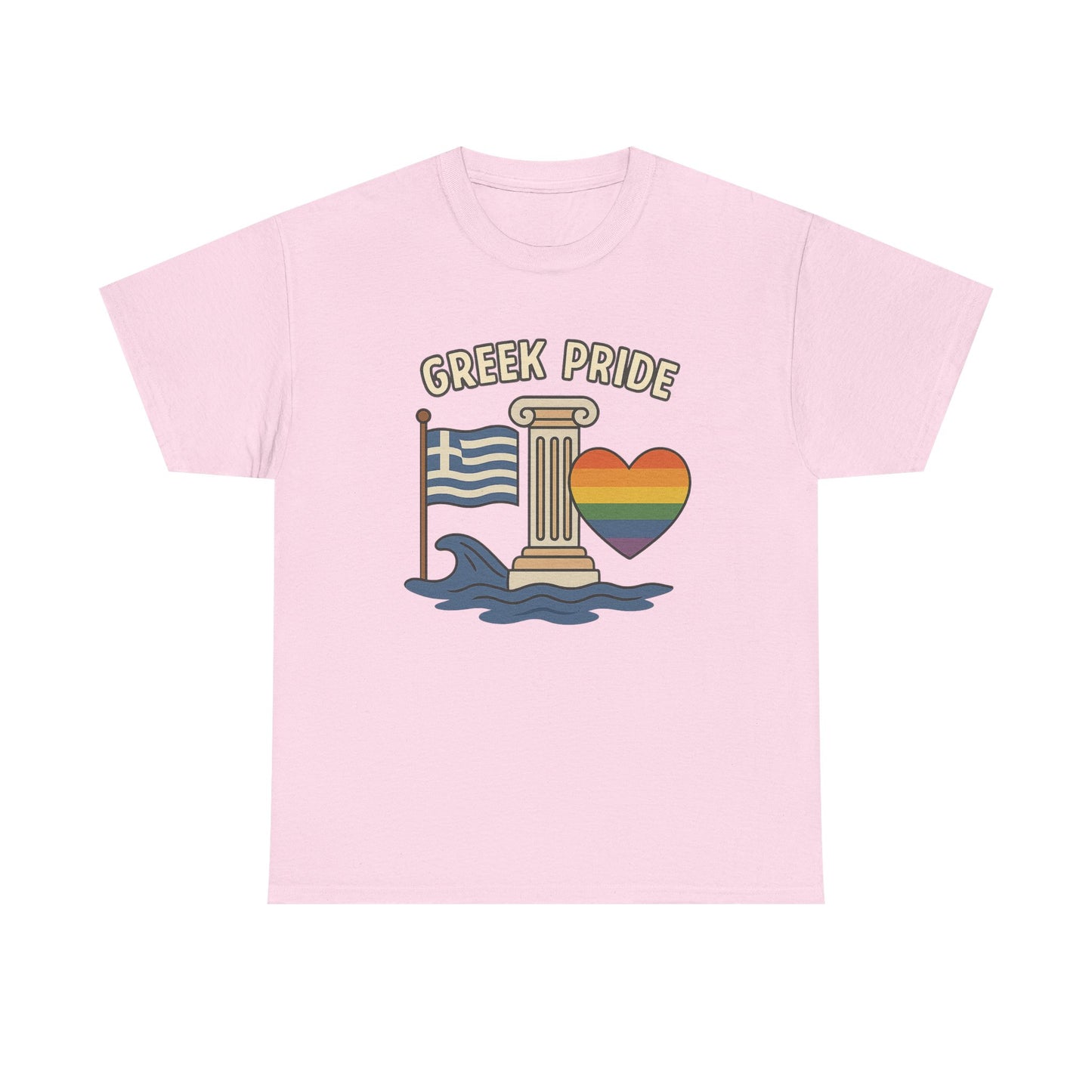 Griechischer Stolz - Inspiriertes Grafik-T-Shirt, Urlaubsshirt, Reise-Souvenir, Unisex-Baumwoll-T-Shirt, Sommerbekleidung, Freizeitkleidung 