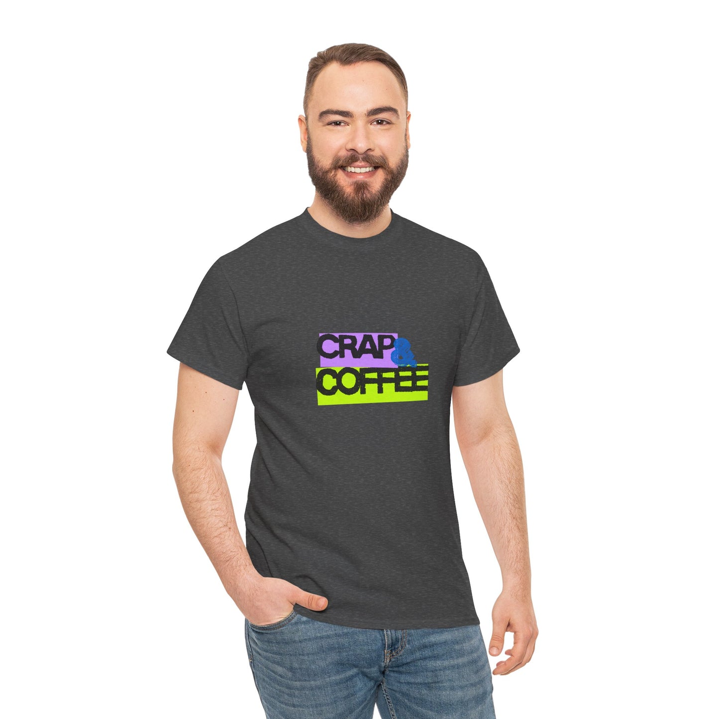 Crap & Coffee Unisex Heavy Cotton Tee, Casual T-Shirt for Coffee Lovers, Gift for Coffee Enthusiasts, Fun Quote Tee, Everyday Wear, [...]