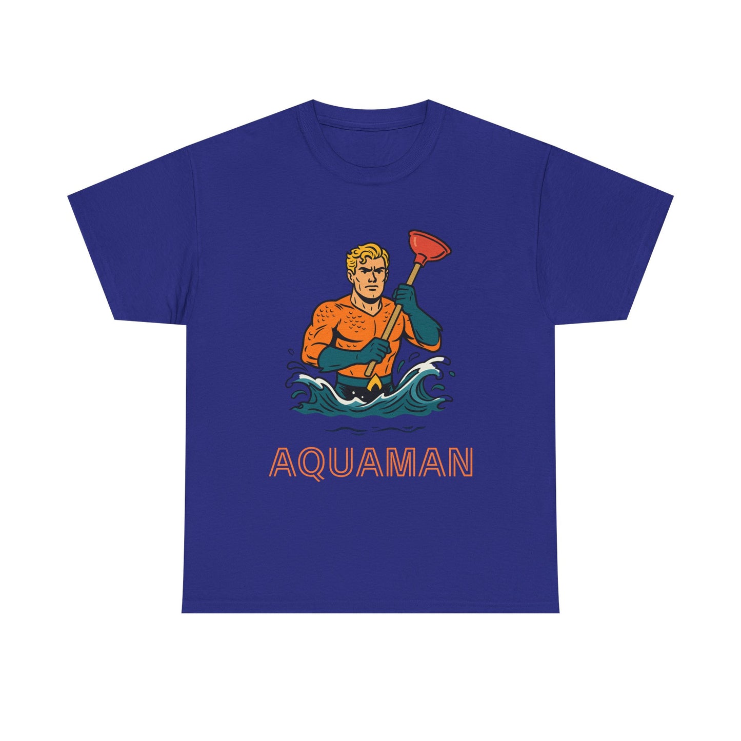 T-shirt unisexe parodie drôle d'Aquaman
