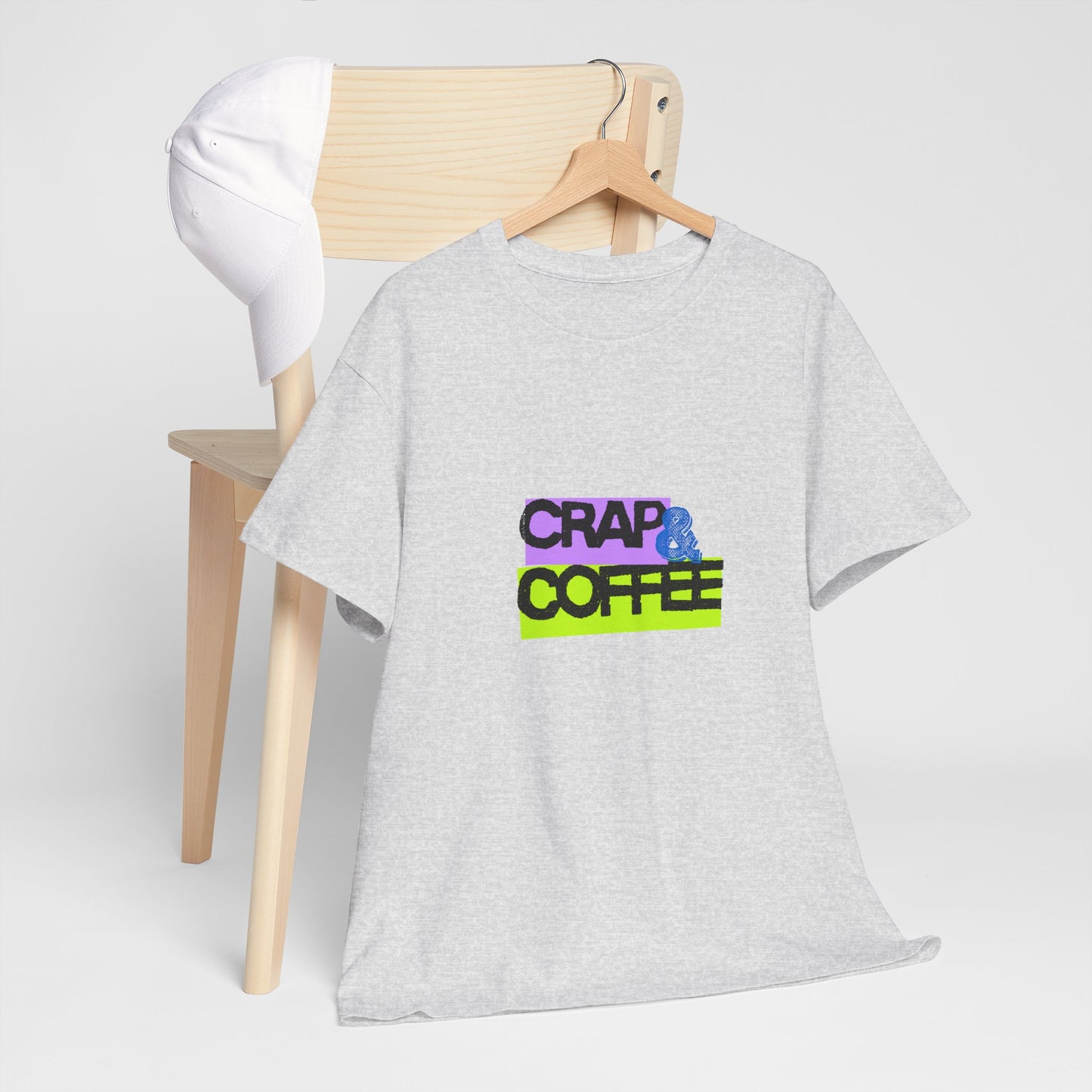 Crap & Coffee Unisex Heavy Cotton Tee, Casual T-Shirt for Coffee Lovers, Gift for Coffee Enthusiasts, Fun Quote Tee, Everyday Wear, [...]