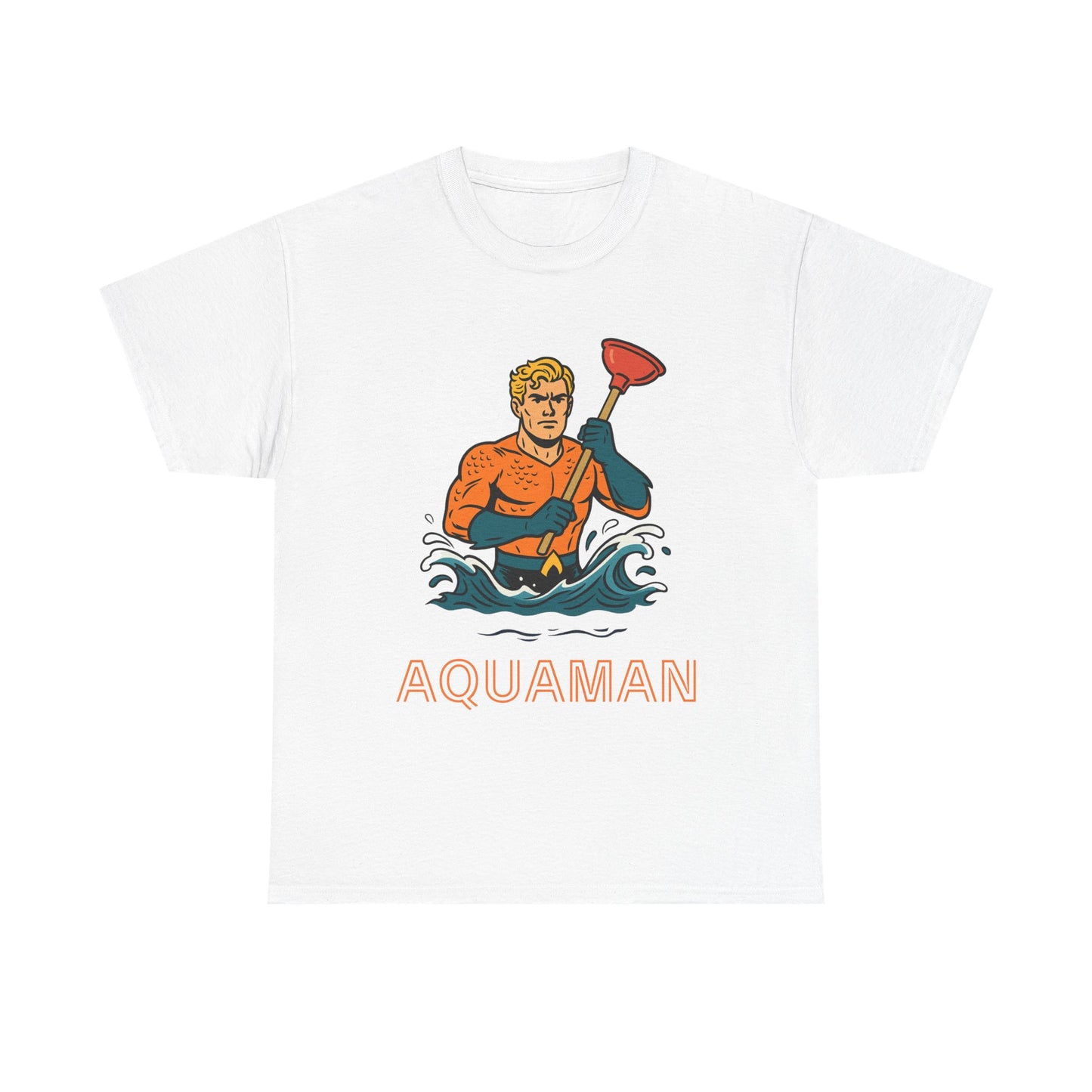 T-shirt unisexe parodie drôle d'Aquaman