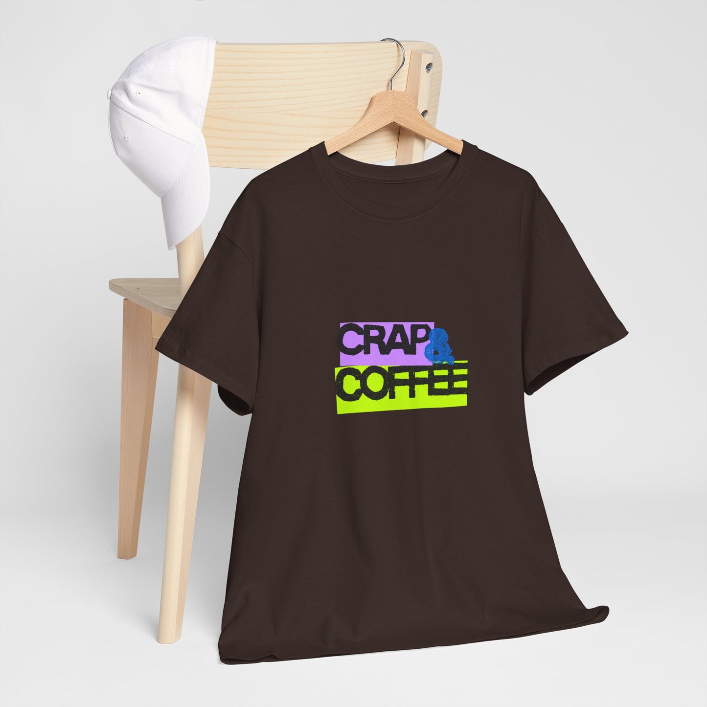 Crap & Coffee Unisex Heavy Cotton Tee, Casual T-Shirt for Coffee Lovers, Gift for Coffee Enthusiasts, Fun Quote Tee, Everyday Wear, [...]