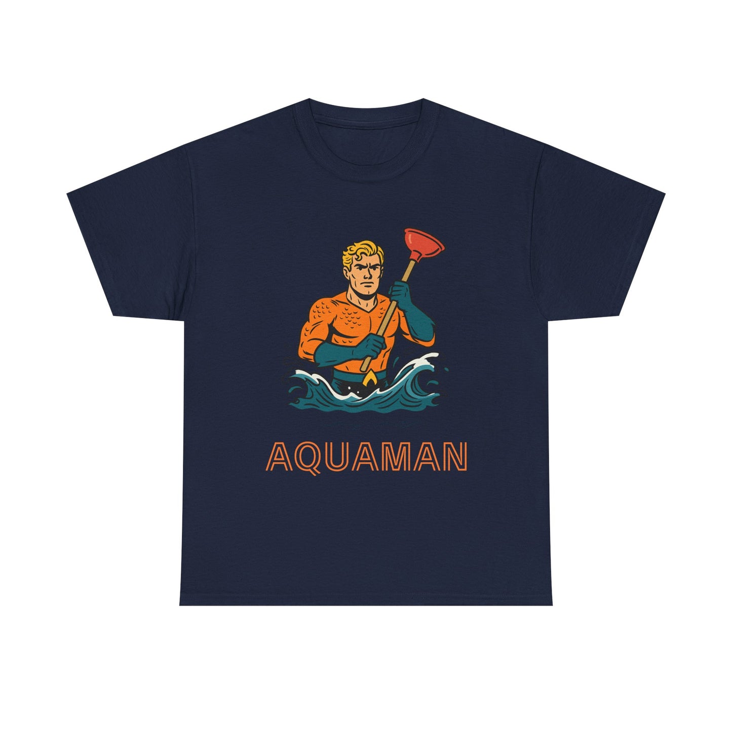 T-shirt unisexe parodie drôle d'Aquaman