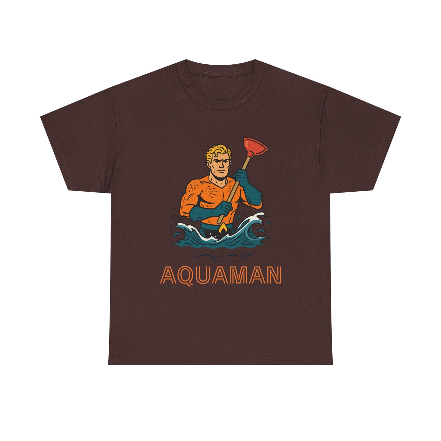 T-shirt unisexe parodie drôle d'Aquaman