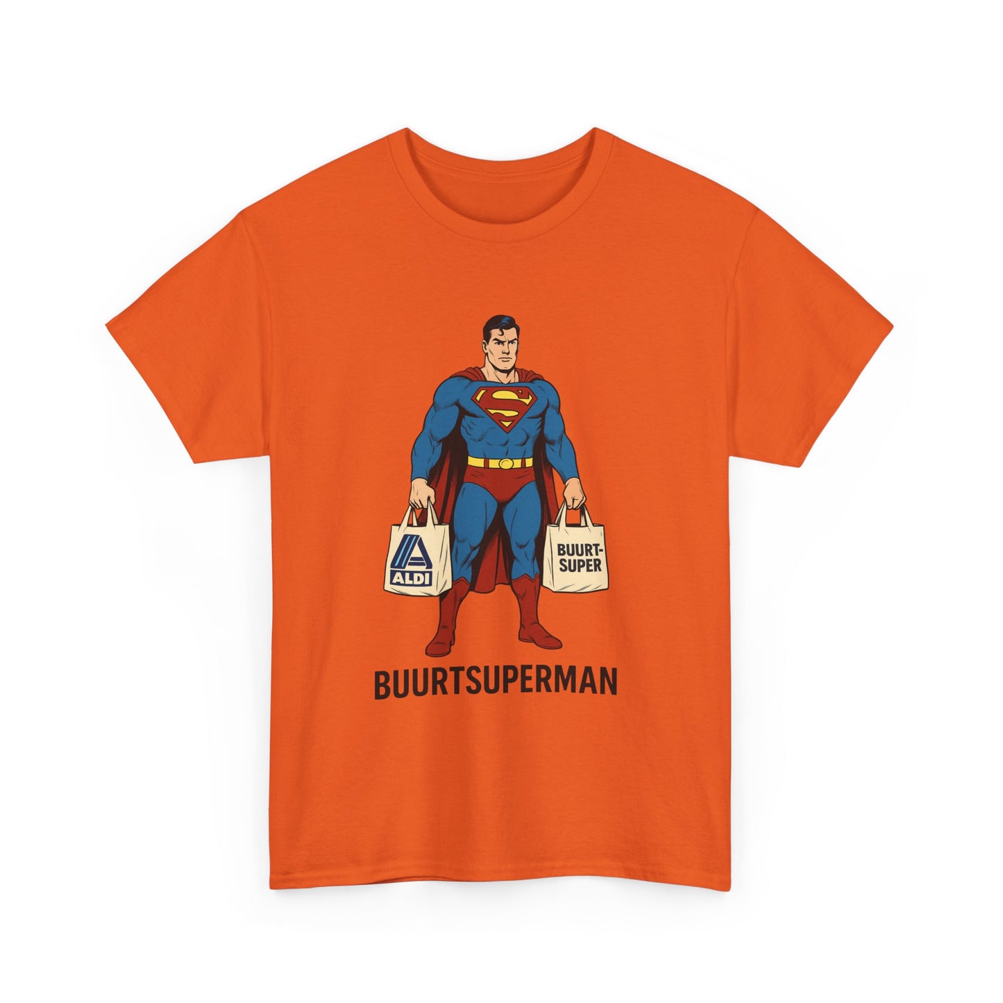 Funny Superman  Tee, Unisex Cotton Shirt, Gift for Superhero Fans, Humor Apparel, Quirky Graphic Tee