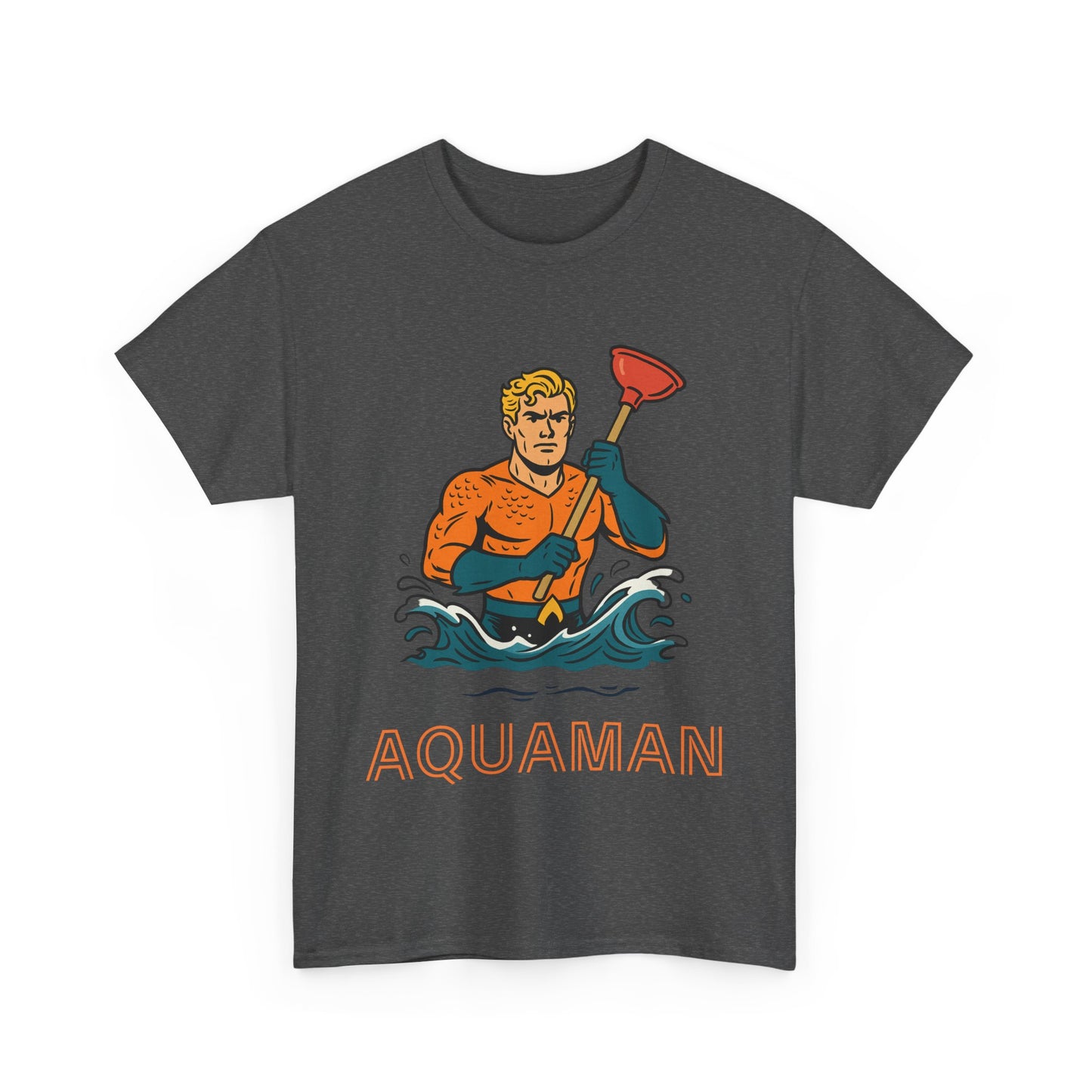 T-shirt unisexe parodie drôle d'Aquaman