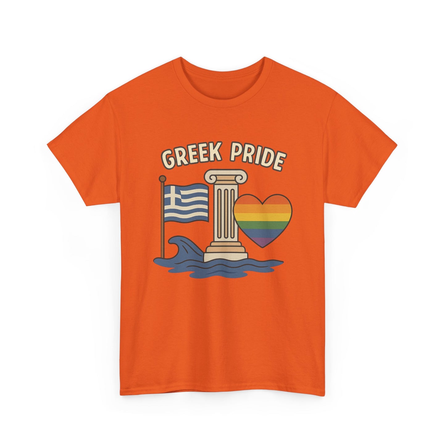 Griechischer Stolz - Inspiriertes Grafik-T-Shirt, Urlaubsshirt, Reise-Souvenir, Unisex-Baumwoll-T-Shirt, Sommerbekleidung, Freizeitkleidung 