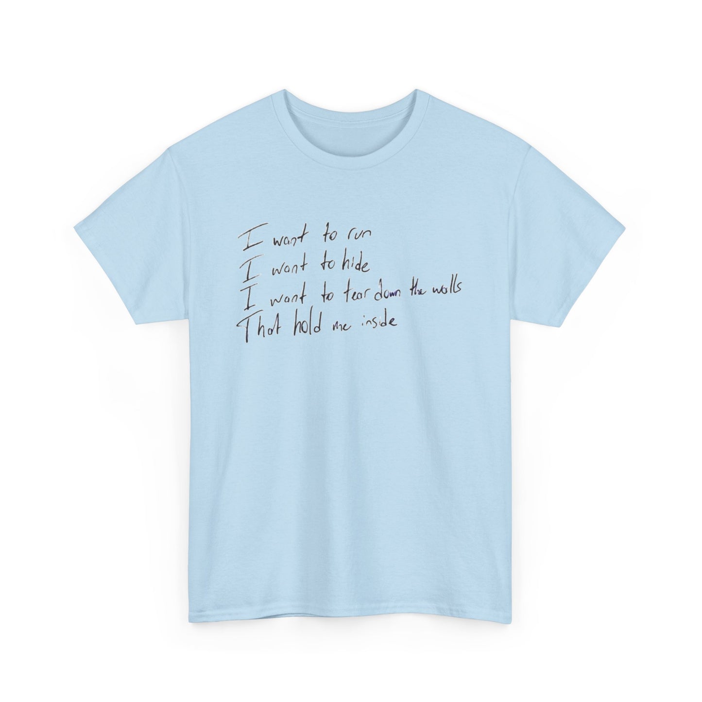 u2 inspired song text T-Shirt