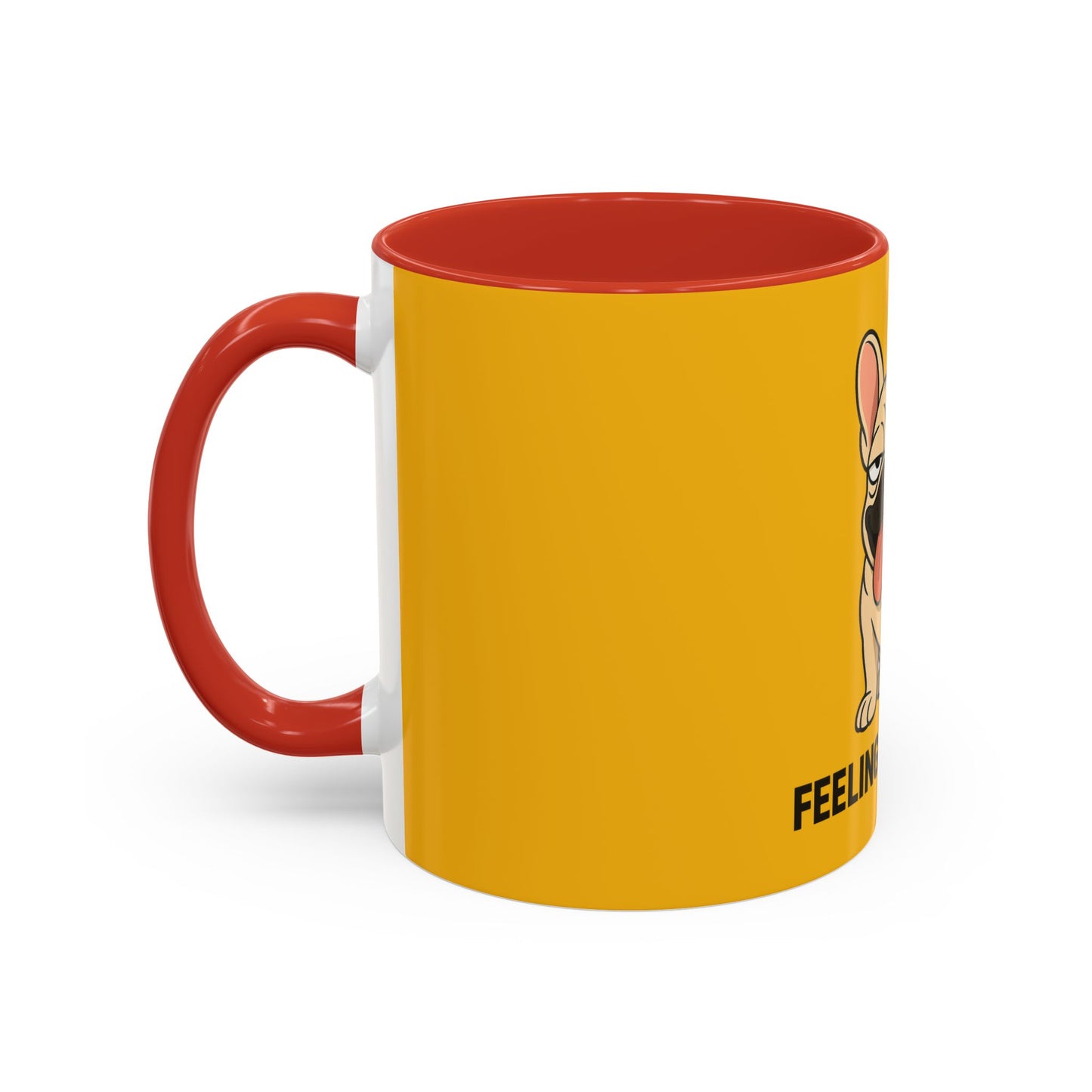 Kaffeetasse mit Pfotenakzent, lustiges Geschenk für Hundeliebhaber, 325 ml 