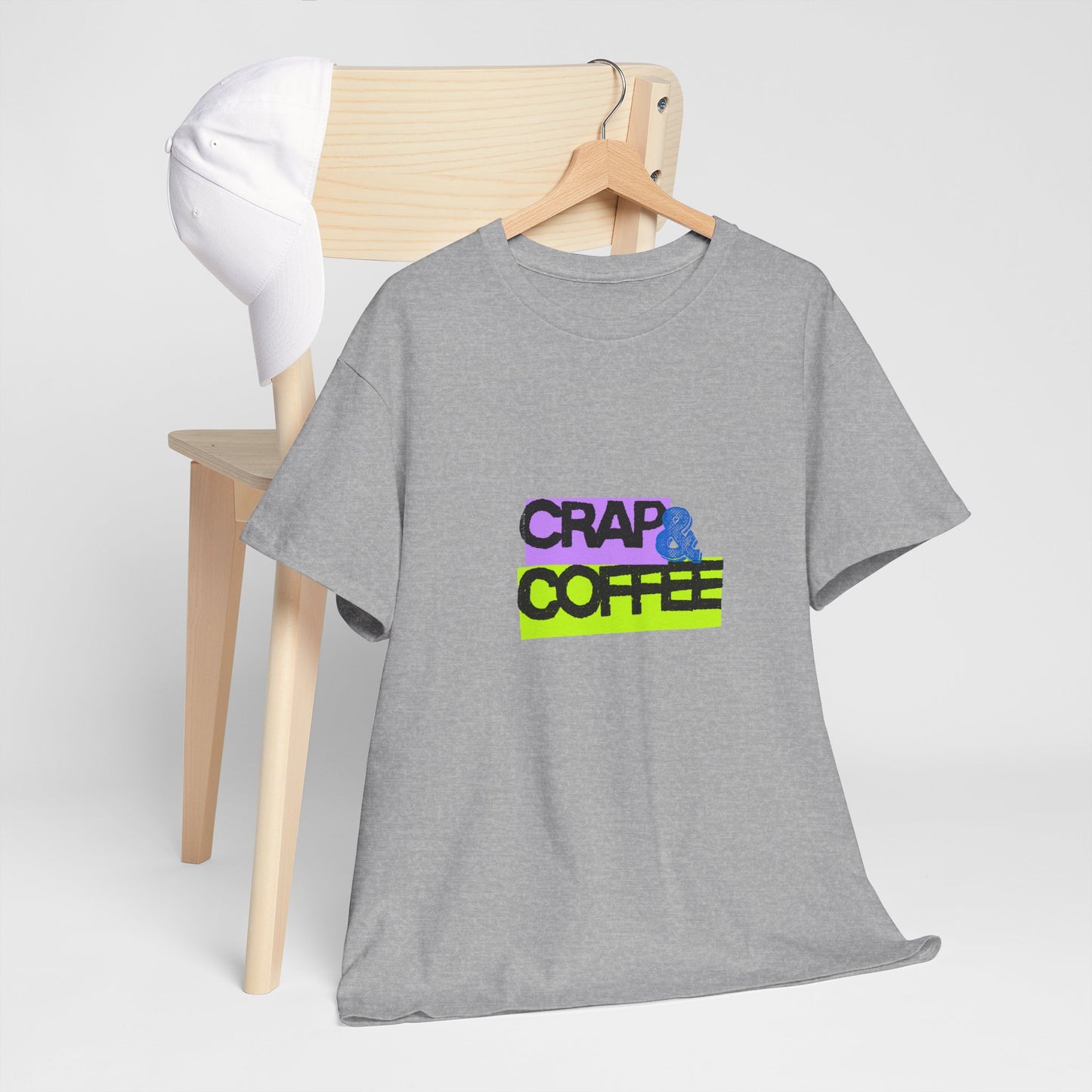 Crap & Coffee Unisex Heavy Cotton Tee, Casual T-Shirt for Coffee Lovers, Gift for Coffee Enthusiasts, Fun Quote Tee, Everyday Wear, [...]