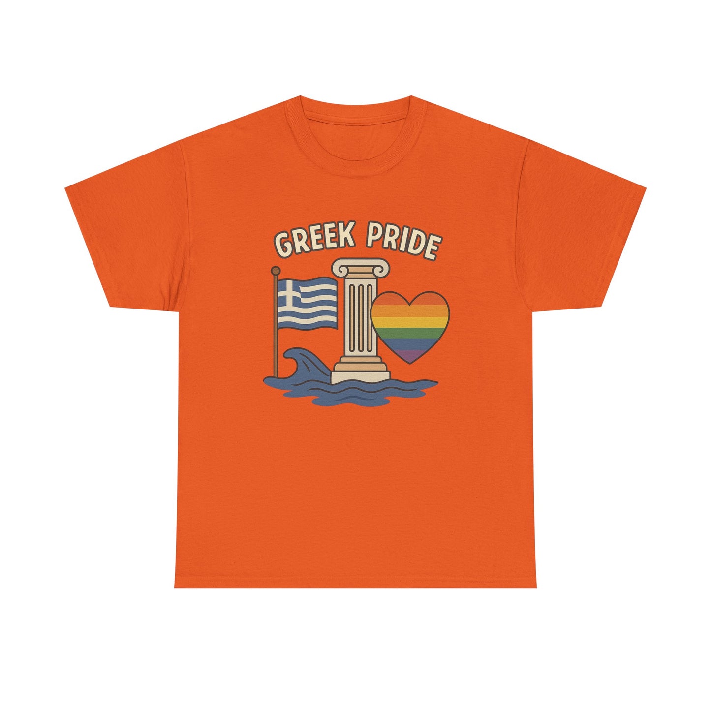 Griechischer Stolz - Inspiriertes Grafik-T-Shirt, Urlaubsshirt, Reise-Souvenir, Unisex-Baumwoll-T-Shirt, Sommerbekleidung, Freizeitkleidung 