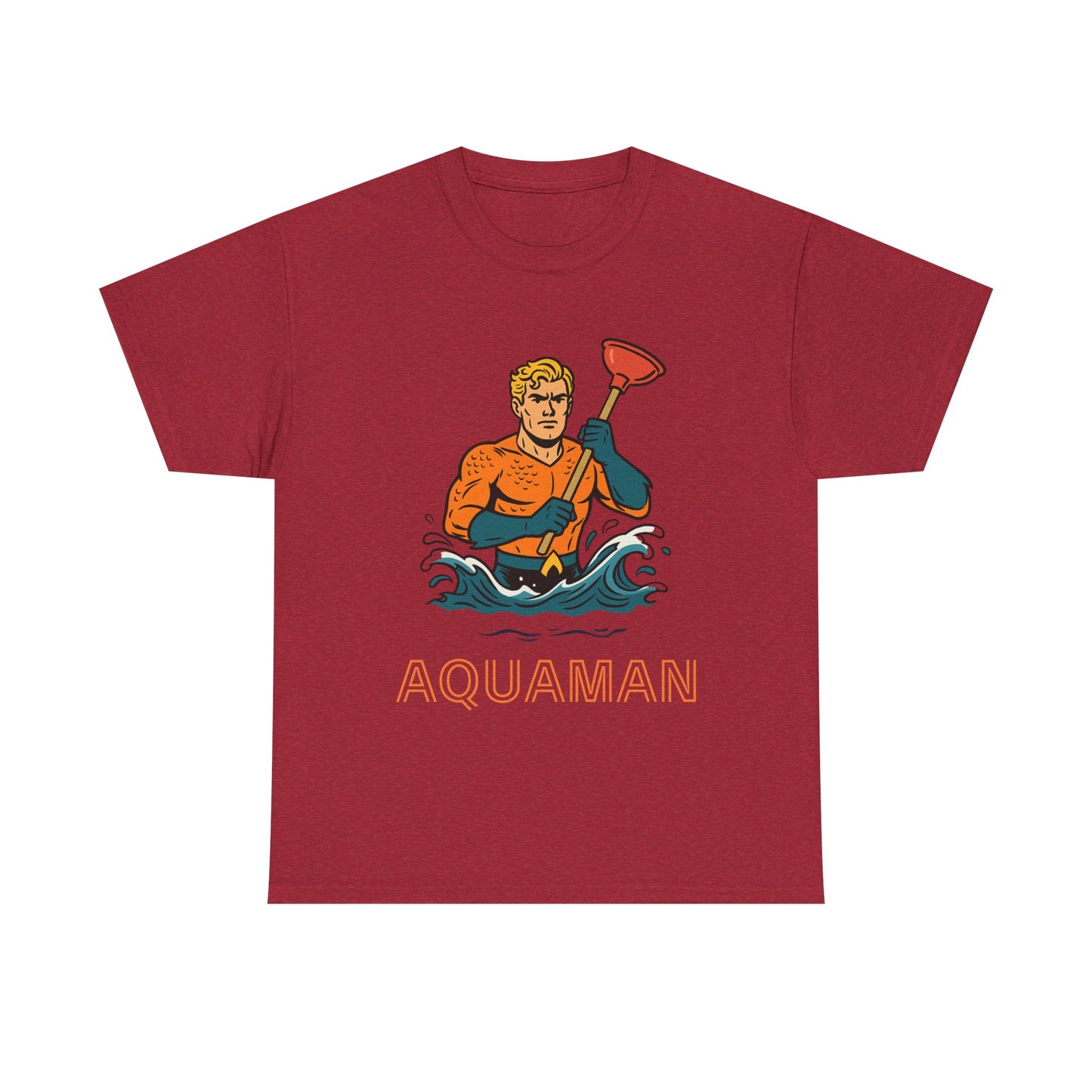T-shirt unisexe parodie drôle d'Aquaman