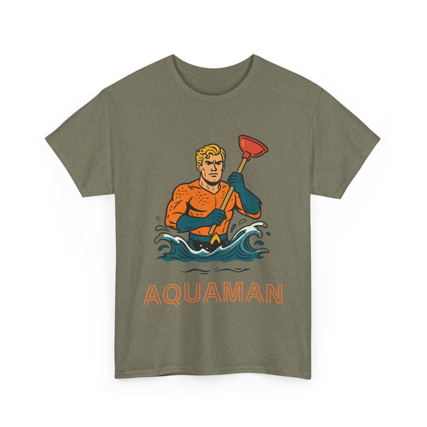 T-shirt unisexe parodie drôle d'Aquaman
