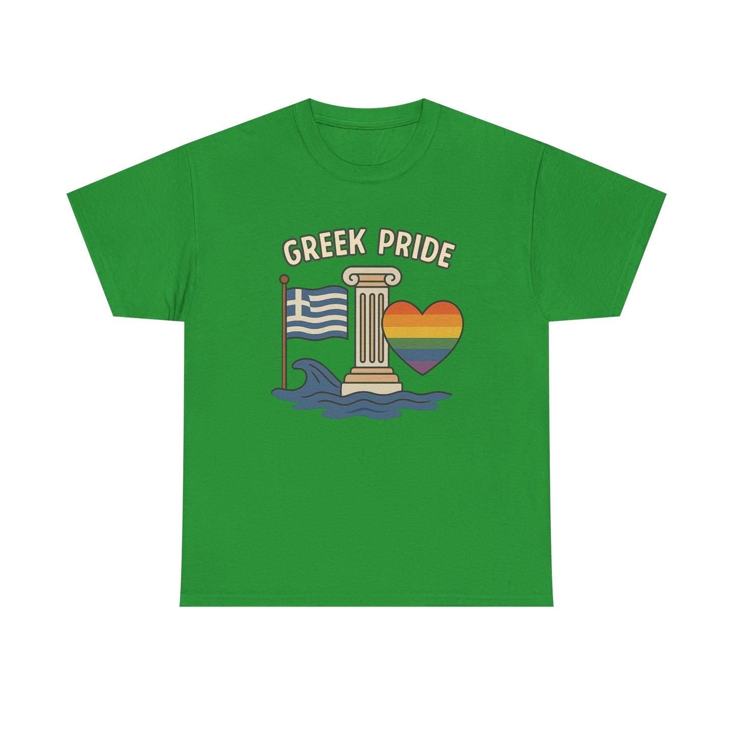 Griechischer Stolz - Inspiriertes Grafik-T-Shirt, Urlaubsshirt, Reise-Souvenir, Unisex-Baumwoll-T-Shirt, Sommerbekleidung, Freizeitkleidung 