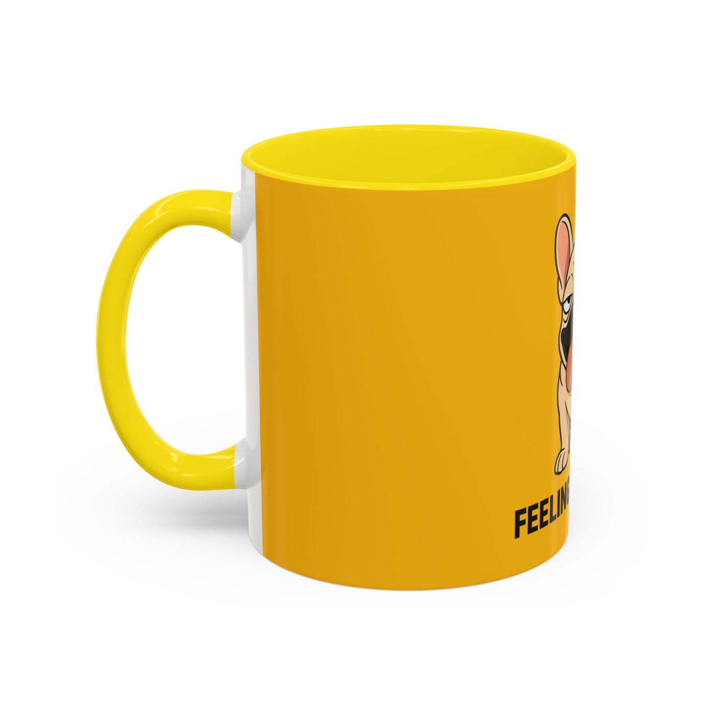 Kaffeetasse mit Pfotenakzent, lustiges Geschenk für Hundeliebhaber, 325 ml 