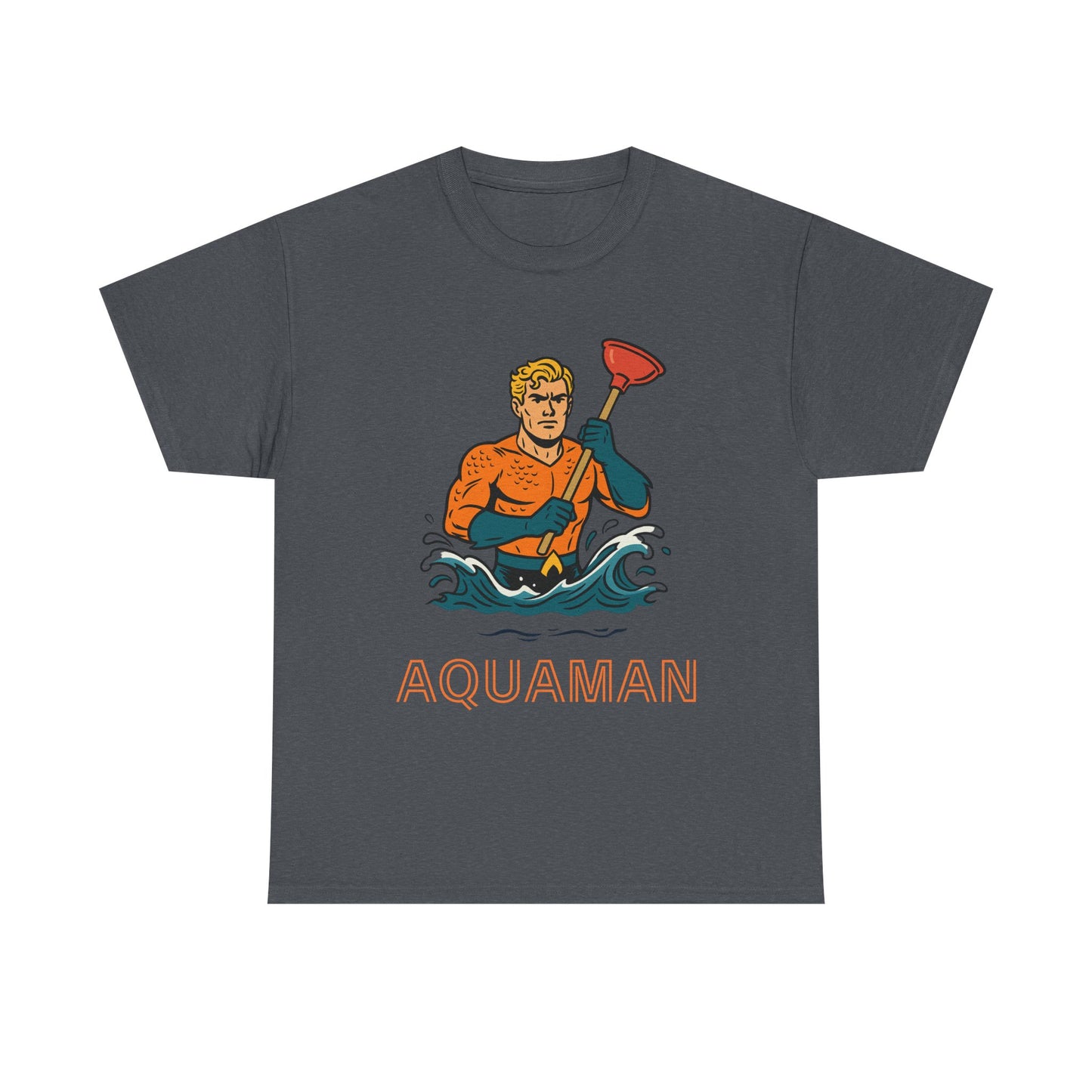 T-shirt unisexe parodie drôle d'Aquaman