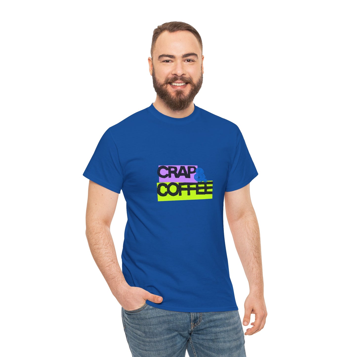 Crap & Coffee Unisex Heavy Cotton Tee, Casual T-Shirt for Coffee Lovers, Gift for Coffee Enthusiasts, Fun Quote Tee, Everyday Wear, [...]