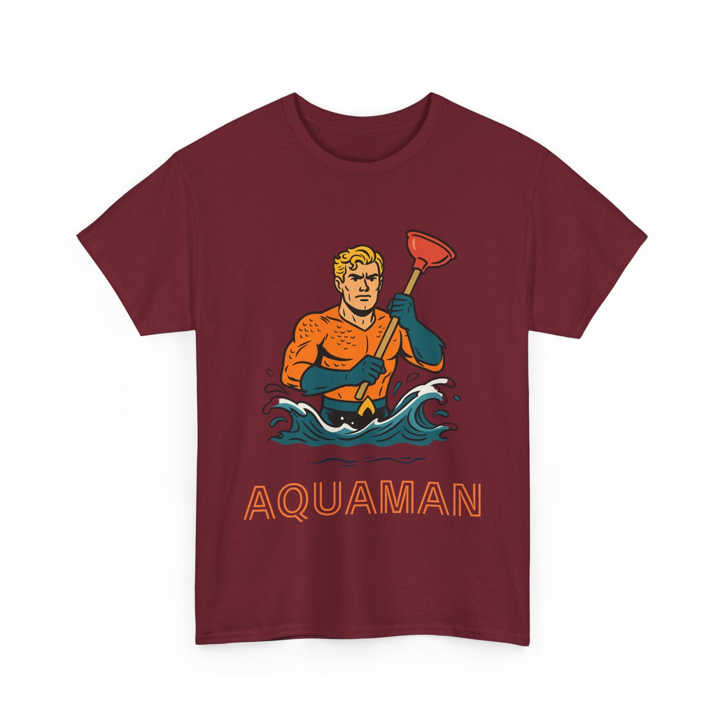 T-shirt unisexe parodie drôle d'Aquaman