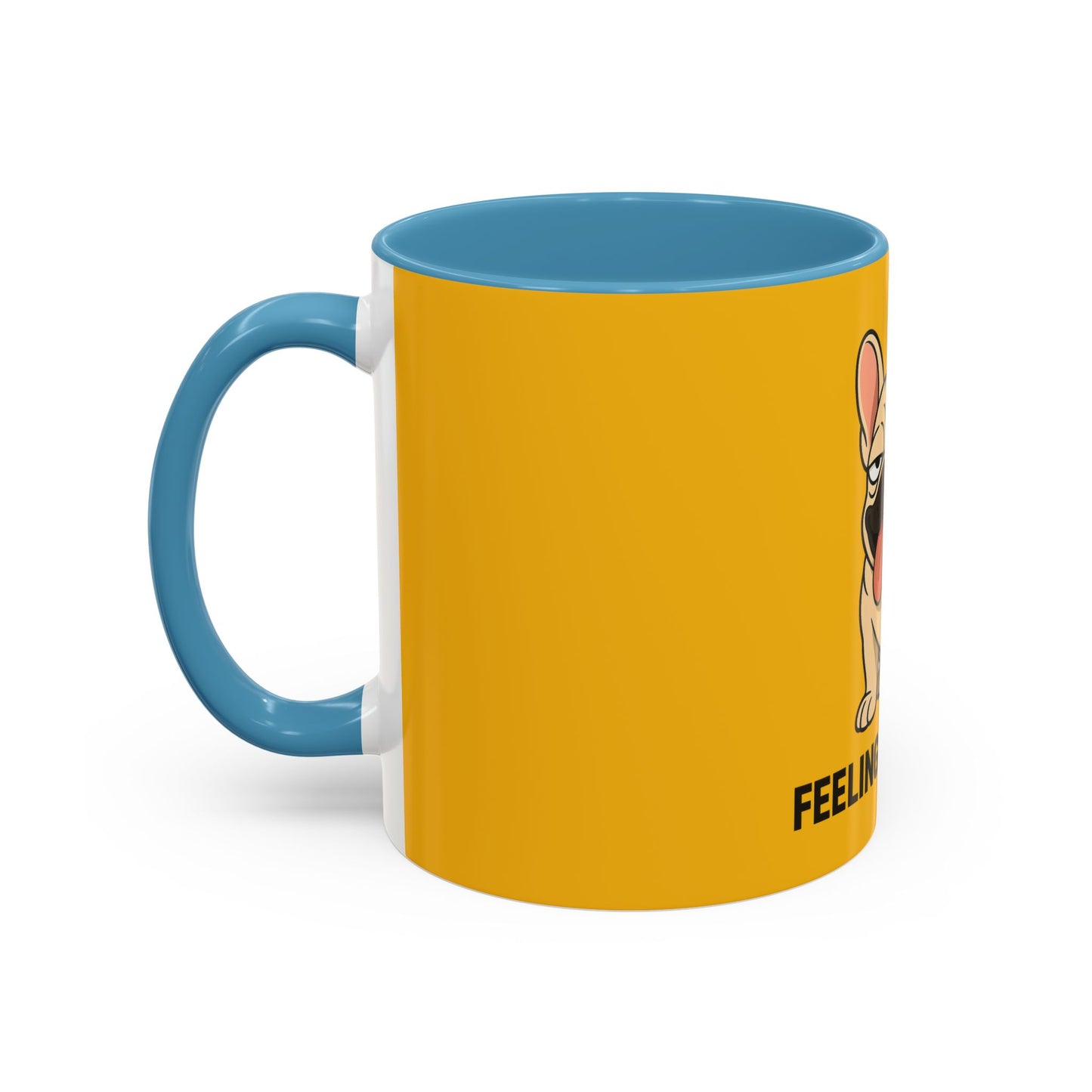 Kaffeetasse mit Pfotenakzent, lustiges Geschenk für Hundeliebhaber, 325 ml 