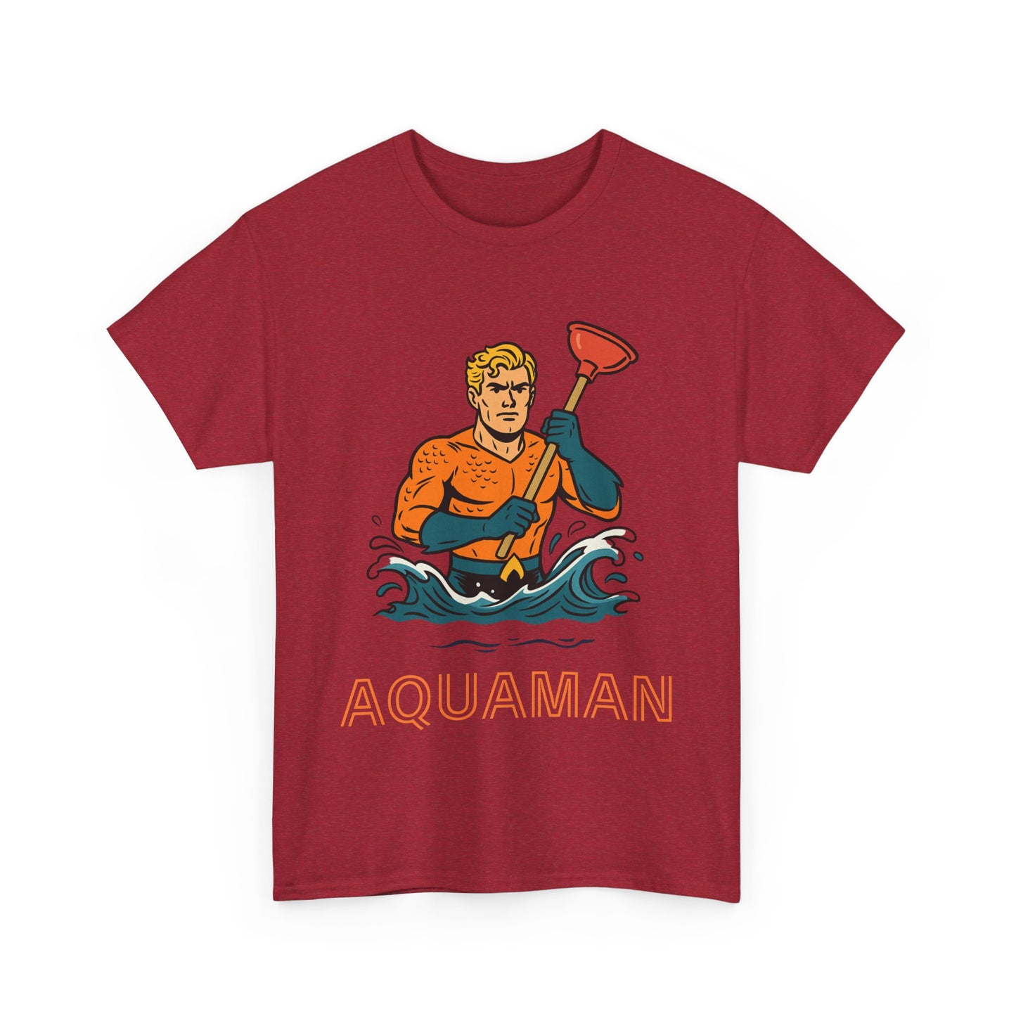 T-shirt unisexe parodie drôle d'Aquaman