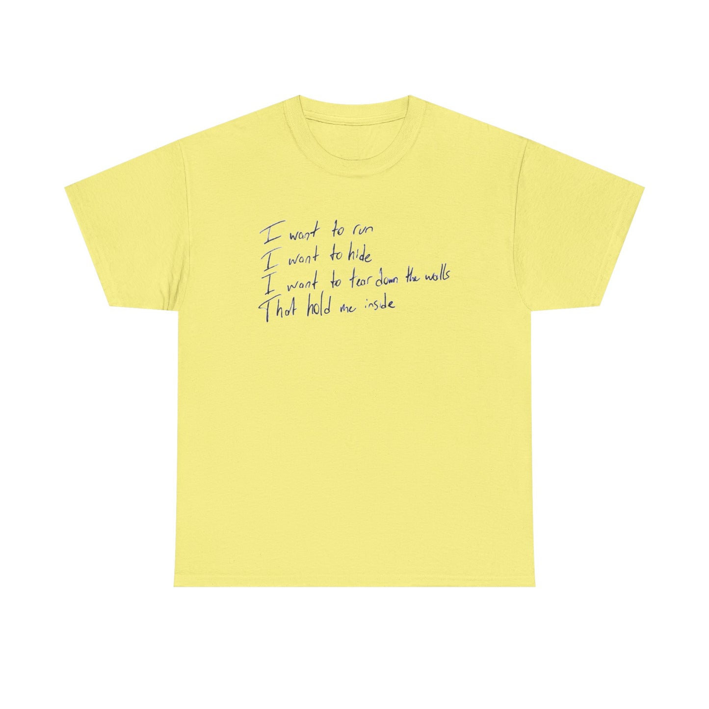 u2 inspired song text T-Shirt