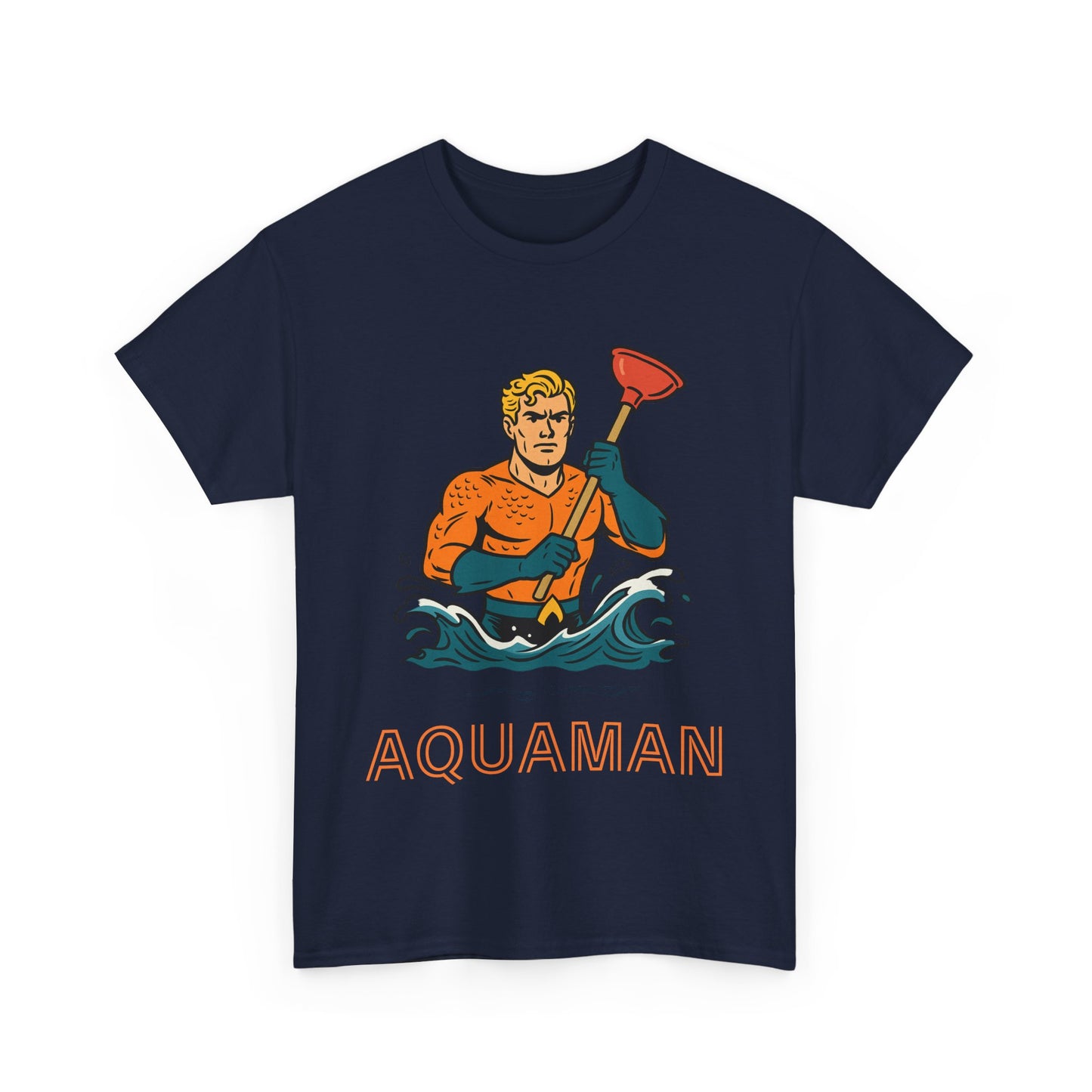 T-shirt unisexe parodie drôle d'Aquaman