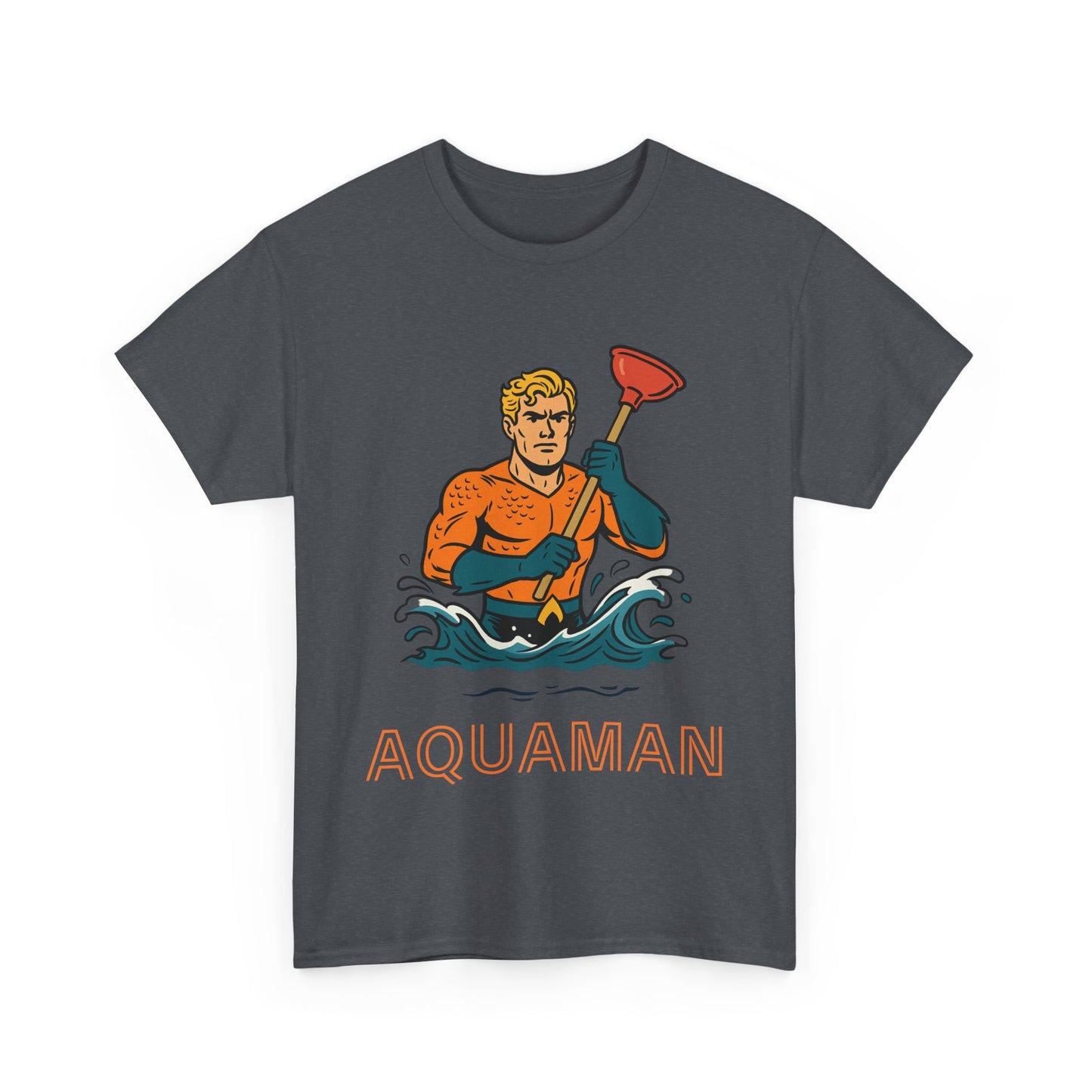 T-shirt unisexe parodie drôle d'Aquaman