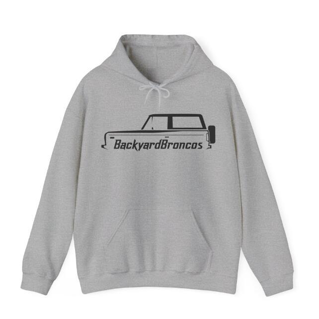 Men's Backyard Car Hoodie