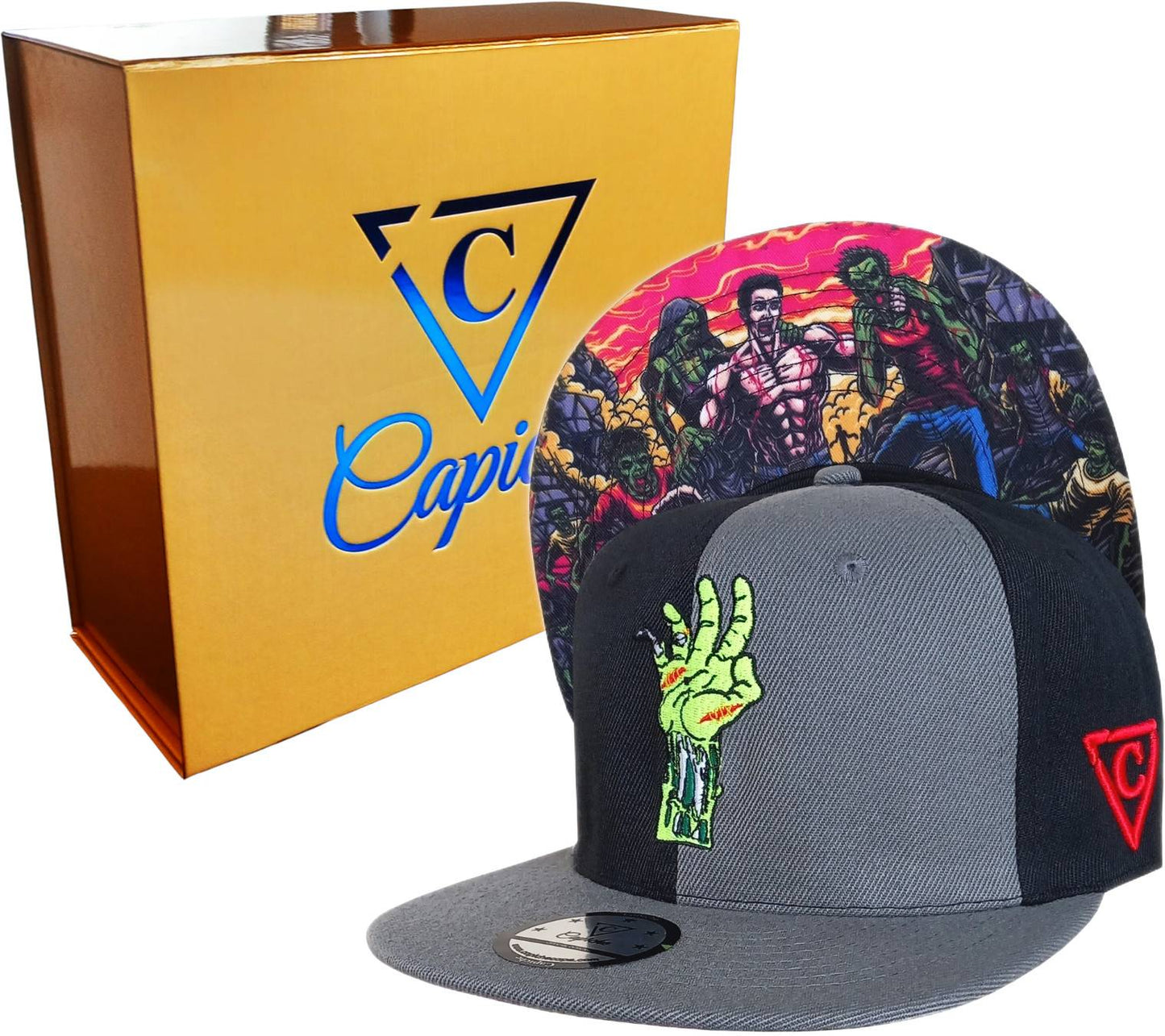 Zombie Killer Snapback - 50/50 Grey/Black