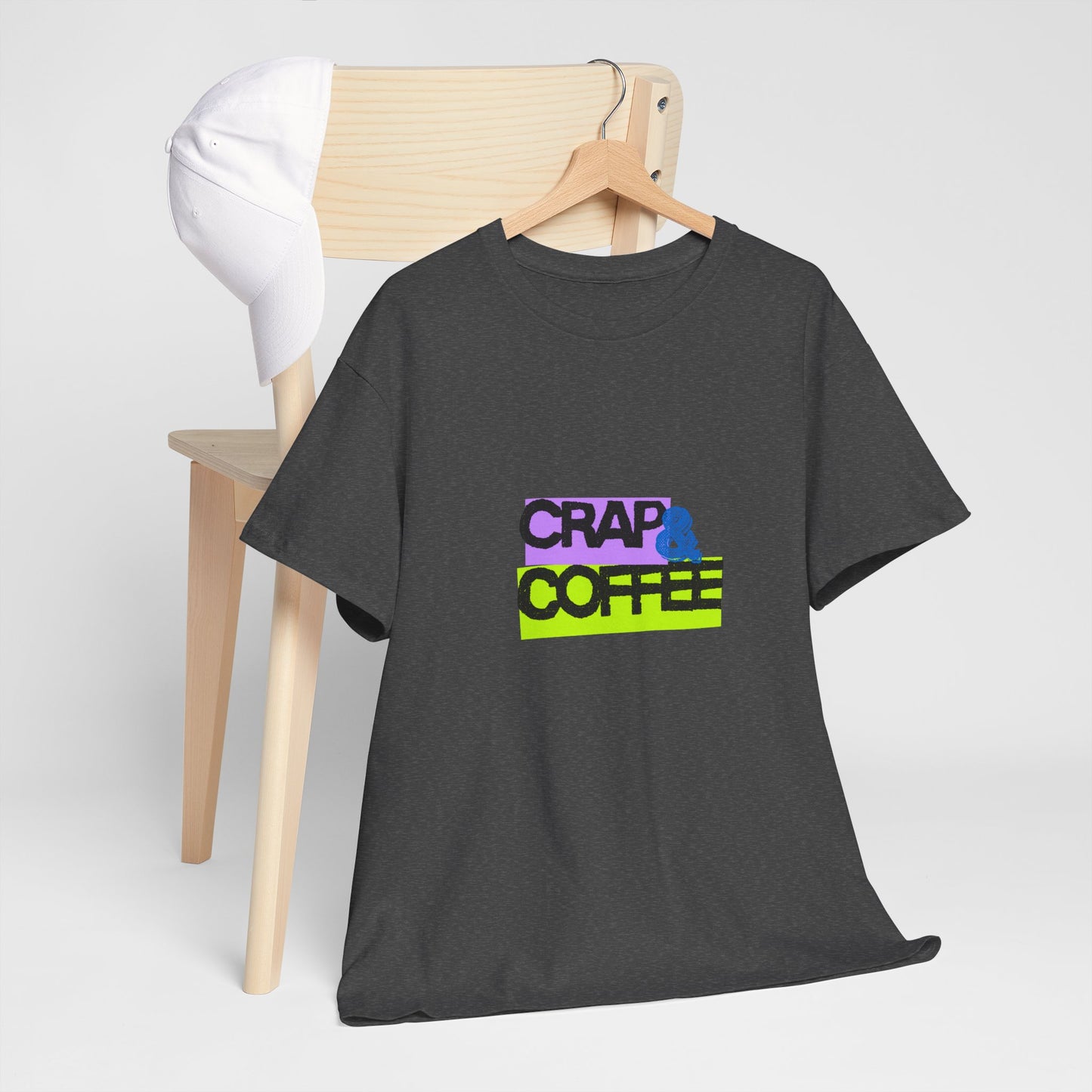 Crap & Coffee Unisex Heavy Cotton Tee, Casual T-Shirt for Coffee Lovers, Gift for Coffee Enthusiasts, Fun Quote Tee, Everyday Wear, [...]