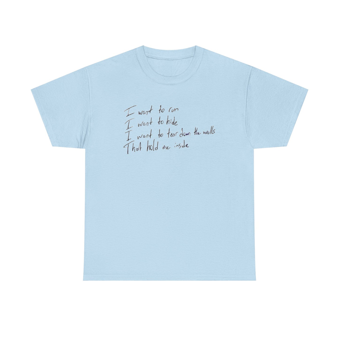 u2 inspired song text T-Shirt