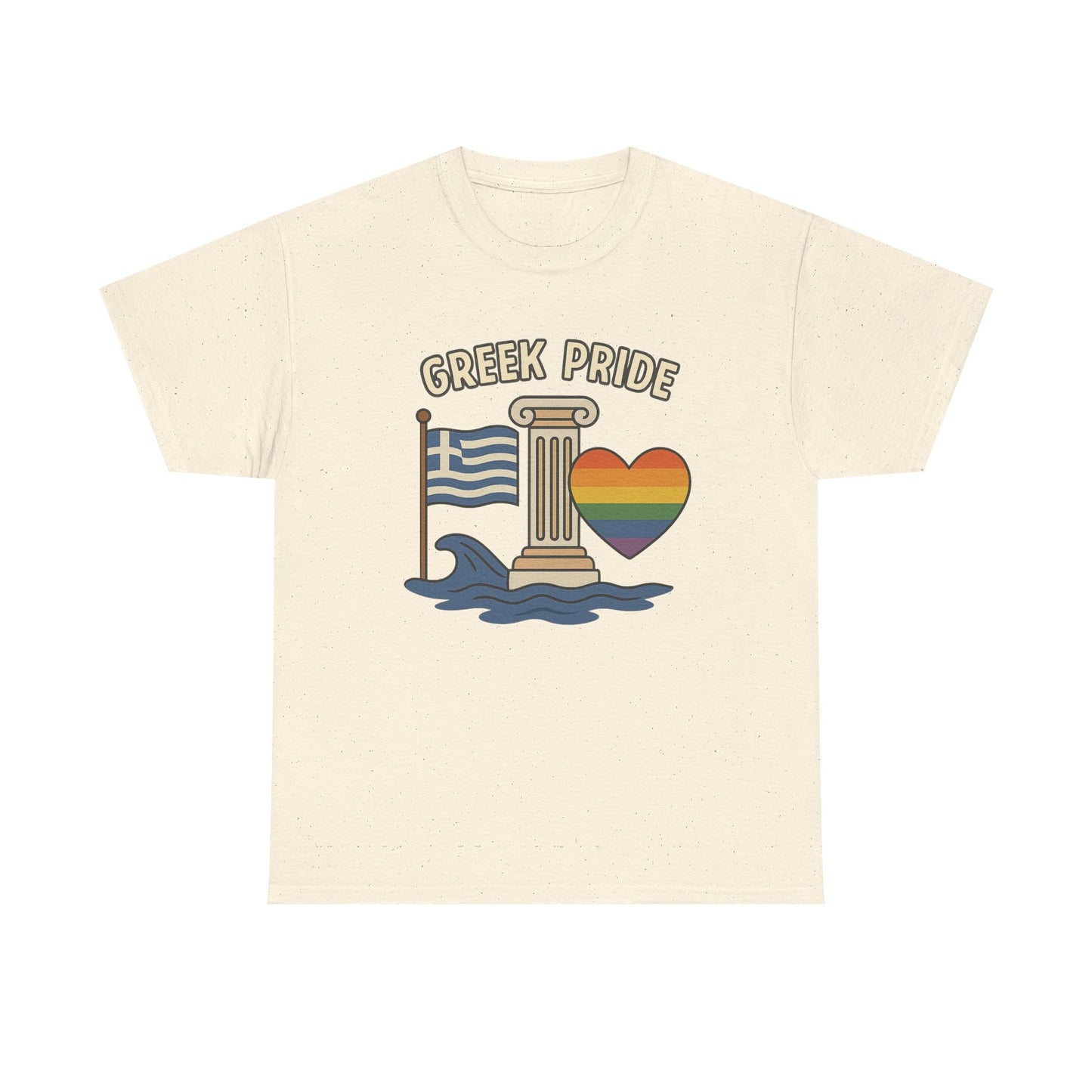 Griechischer Stolz - Inspiriertes Grafik-T-Shirt, Urlaubsshirt, Reise-Souvenir, Unisex-Baumwoll-T-Shirt, Sommerbekleidung, Freizeitkleidung 