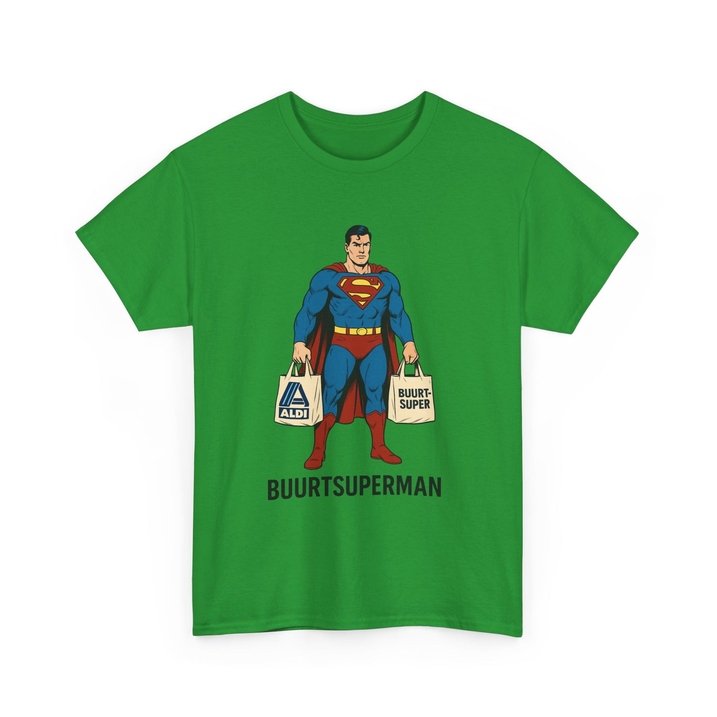 Funny Superman  Tee, Unisex Cotton Shirt, Gift for Superhero Fans, Humor Apparel, Quirky Graphic Tee
