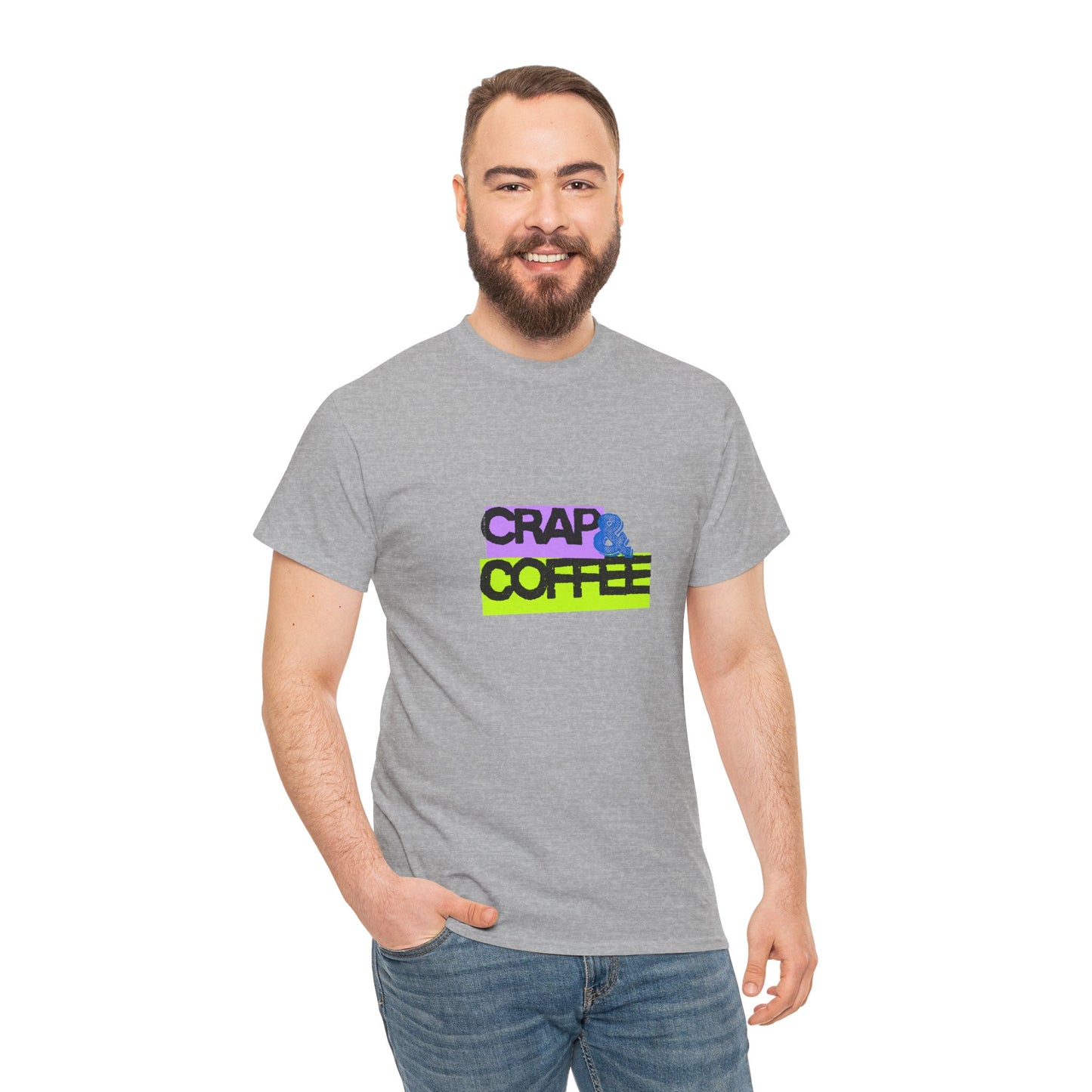 Crap & Coffee Unisex Heavy Cotton Tee, Casual T-Shirt for Coffee Lovers, Gift for Coffee Enthusiasts, Fun Quote Tee, Everyday Wear, [...]