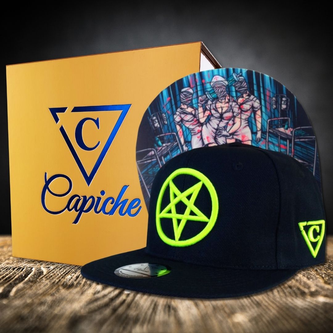 Cursed Nurse Snapback - Black