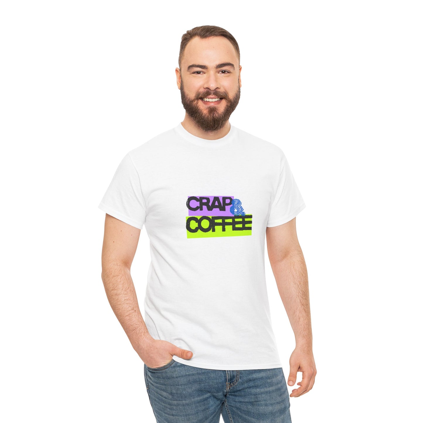 Crap & Coffee Unisex Heavy Cotton Tee, Casual T-Shirt for Coffee Lovers, Gift for Coffee Enthusiasts, Fun Quote Tee, Everyday Wear, [...]