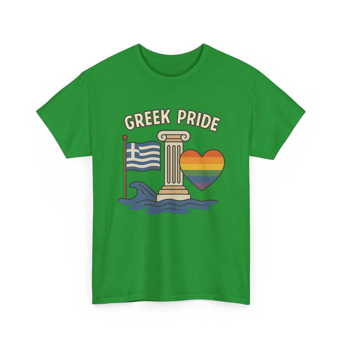 Griechischer Stolz - Inspiriertes Grafik-T-Shirt, Urlaubsshirt, Reise-Souvenir, Unisex-Baumwoll-T-Shirt, Sommerbekleidung, Freizeitkleidung 