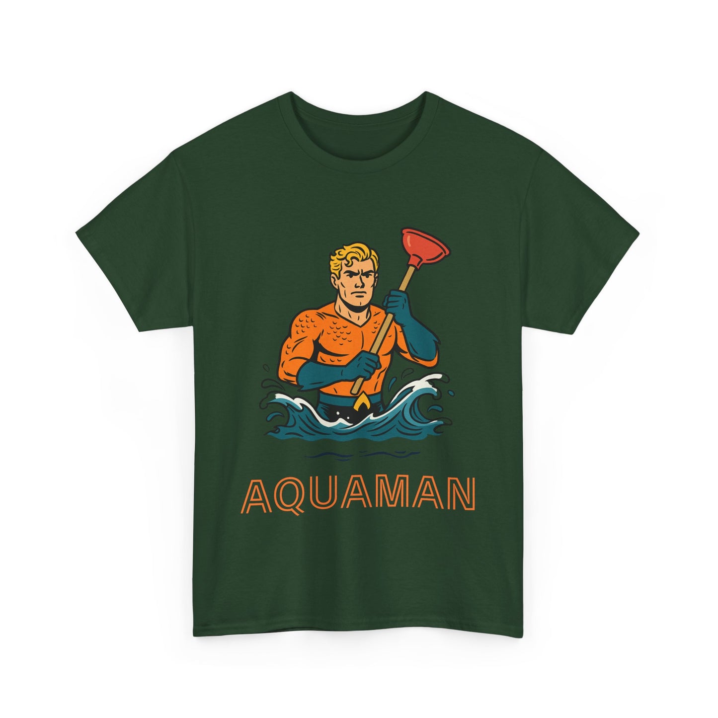 T-shirt unisexe parodie drôle d'Aquaman