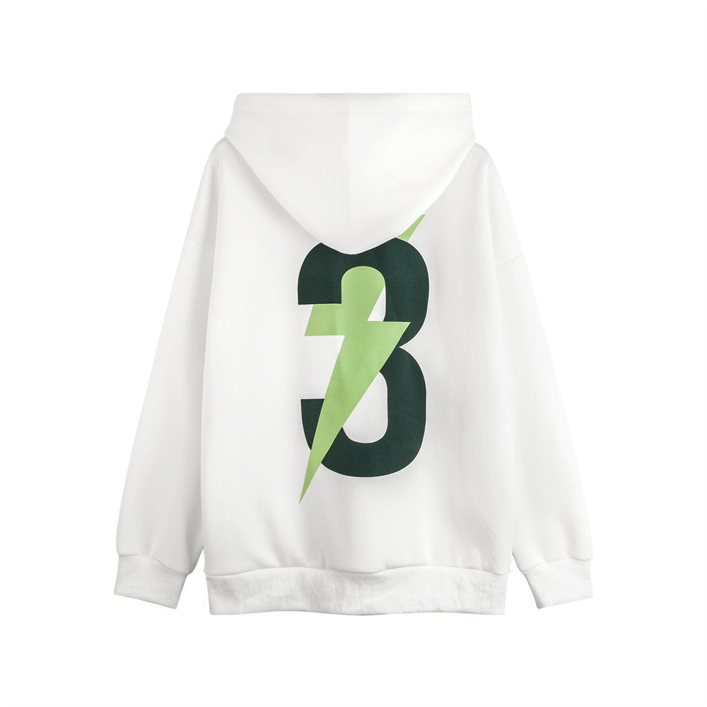 Men's Lightning Printed Hoodie