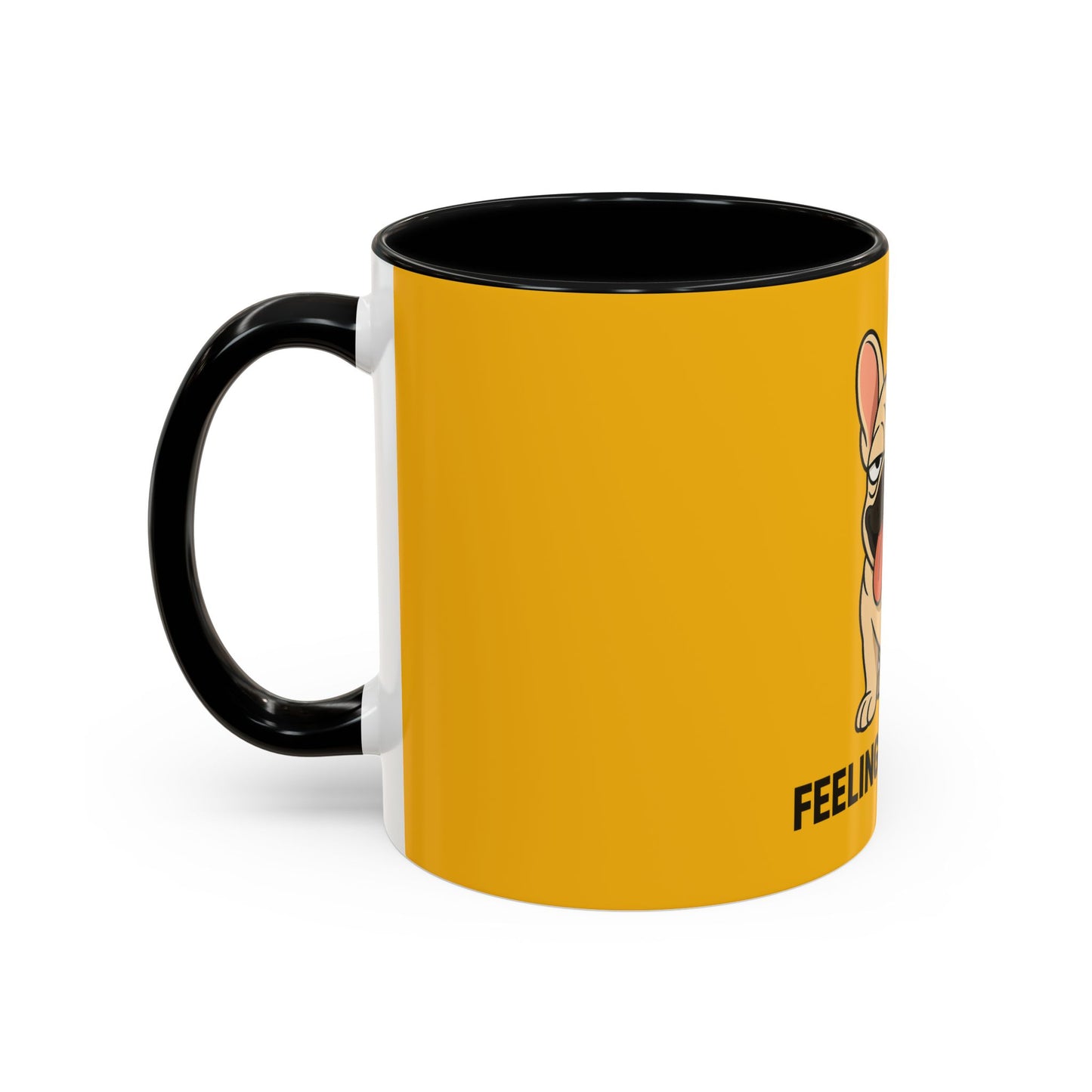 Kaffeetasse mit Pfotenakzent, lustiges Geschenk für Hundeliebhaber, 325 ml 