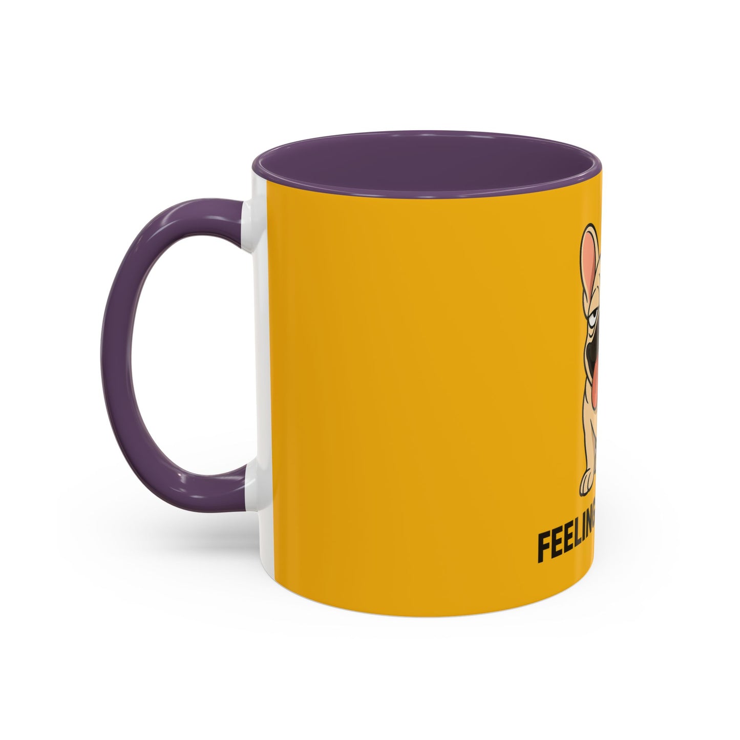 Kaffeetasse mit Pfotenakzent, lustiges Geschenk für Hundeliebhaber, 325 ml 