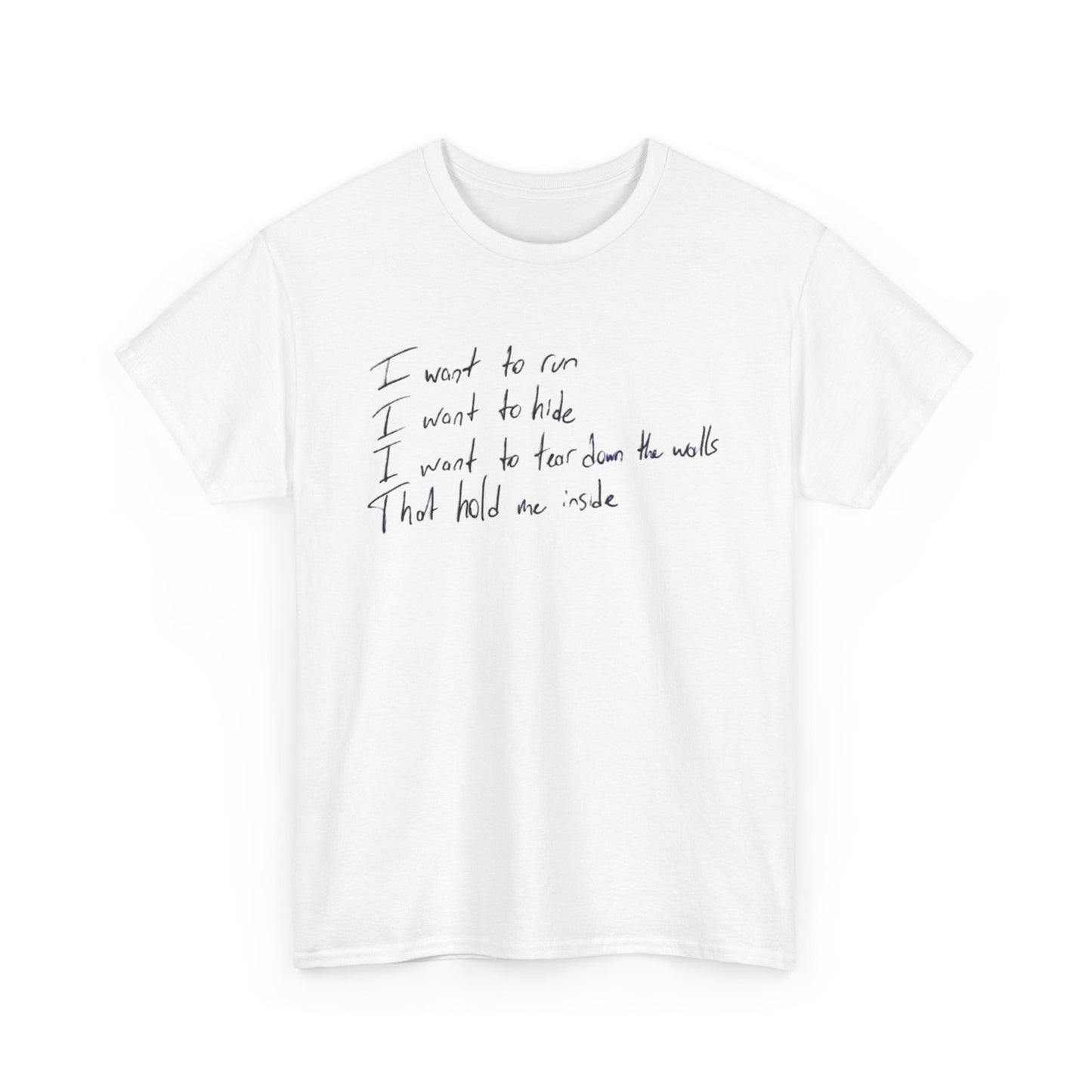u2 inspired song text T-Shirt