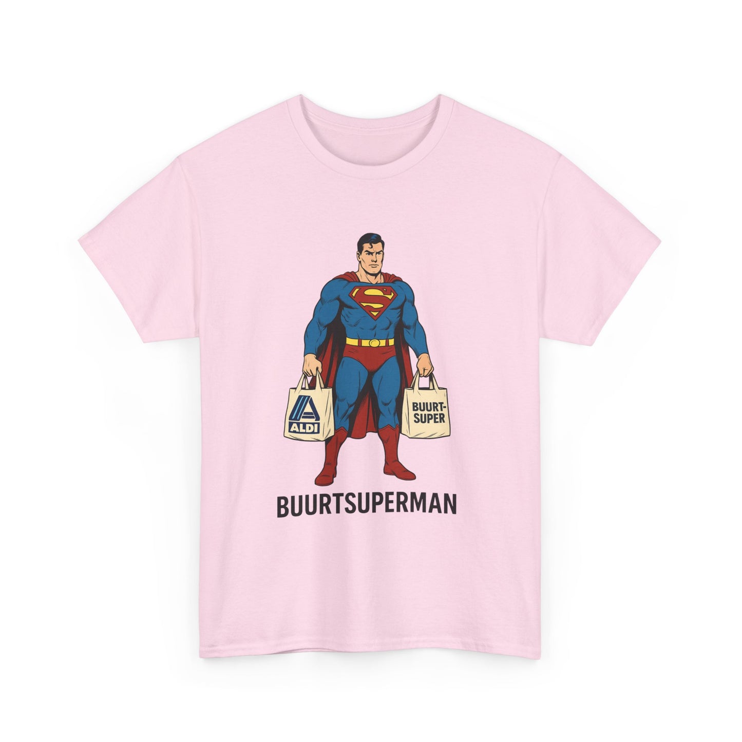 Funny Superman  Tee, Unisex Cotton Shirt, Gift for Superhero Fans, Humor Apparel, Quirky Graphic Tee