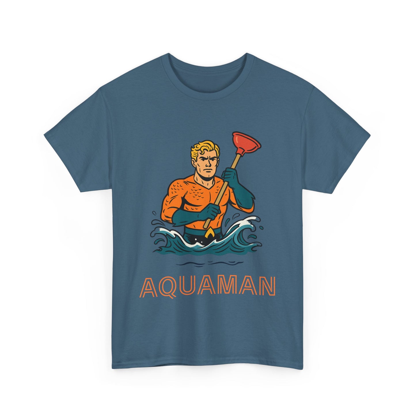 T-shirt unisexe parodie drôle d'Aquaman