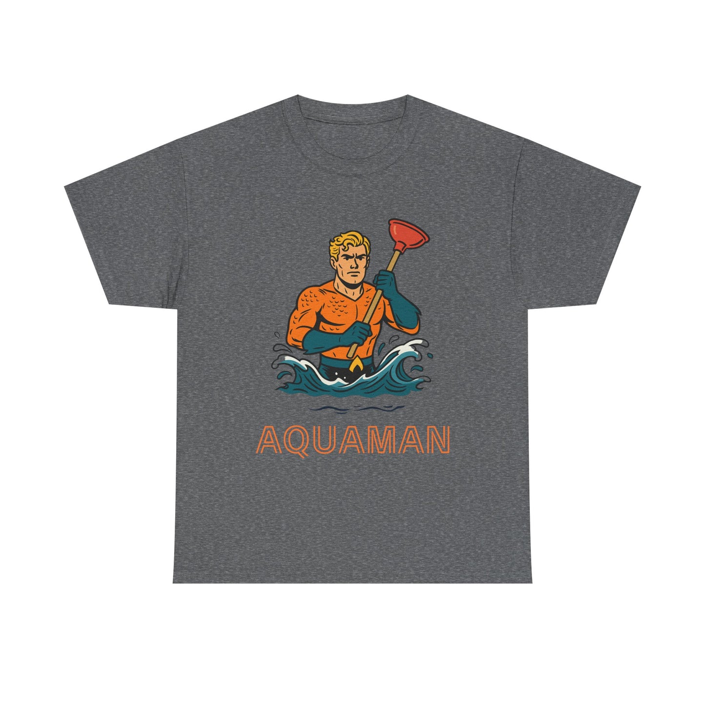 T-shirt unisexe parodie drôle d'Aquaman