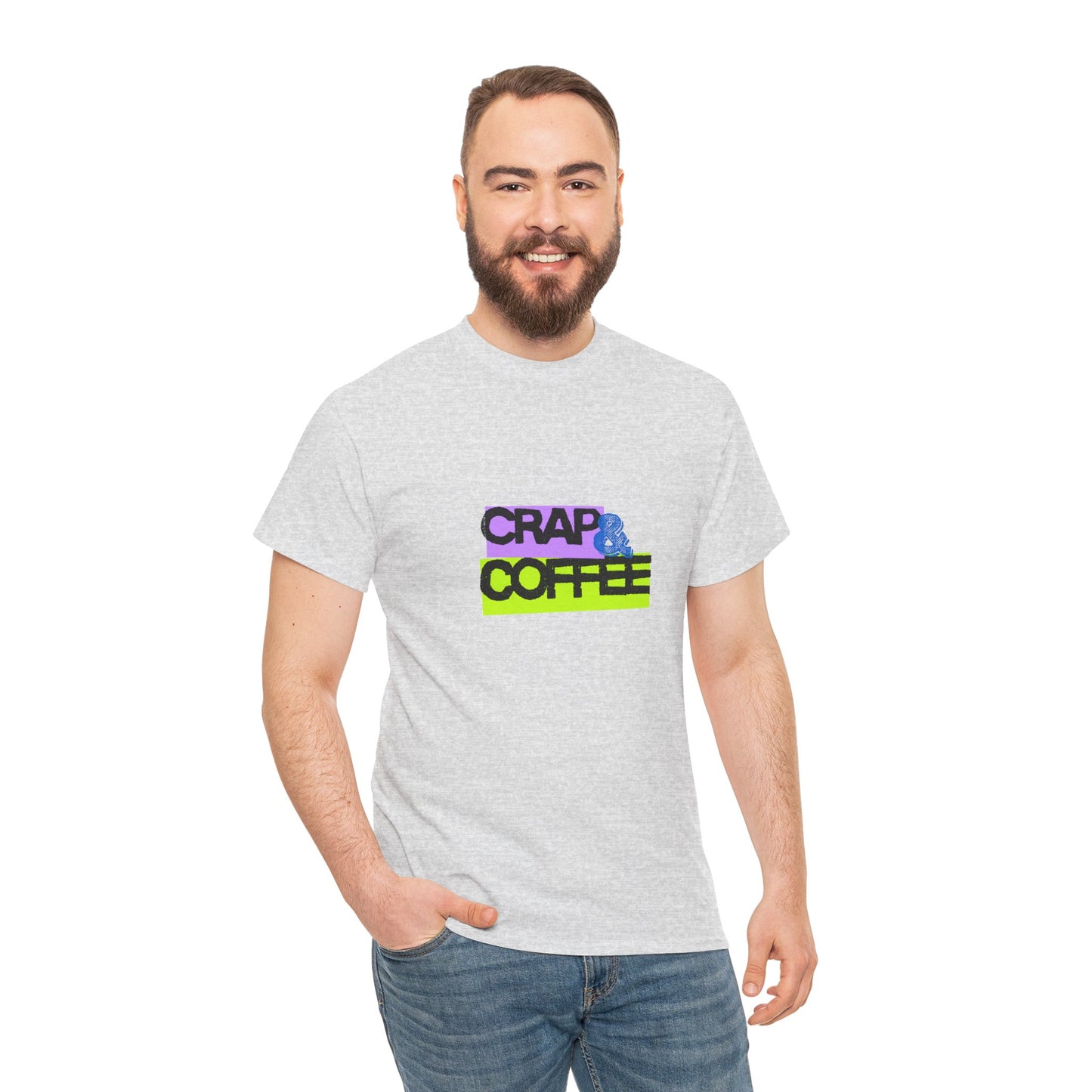 Crap & Coffee Unisex Heavy Cotton Tee, Casual T-Shirt for Coffee Lovers, Gift for Coffee Enthusiasts, Fun Quote Tee, Everyday Wear, [...]