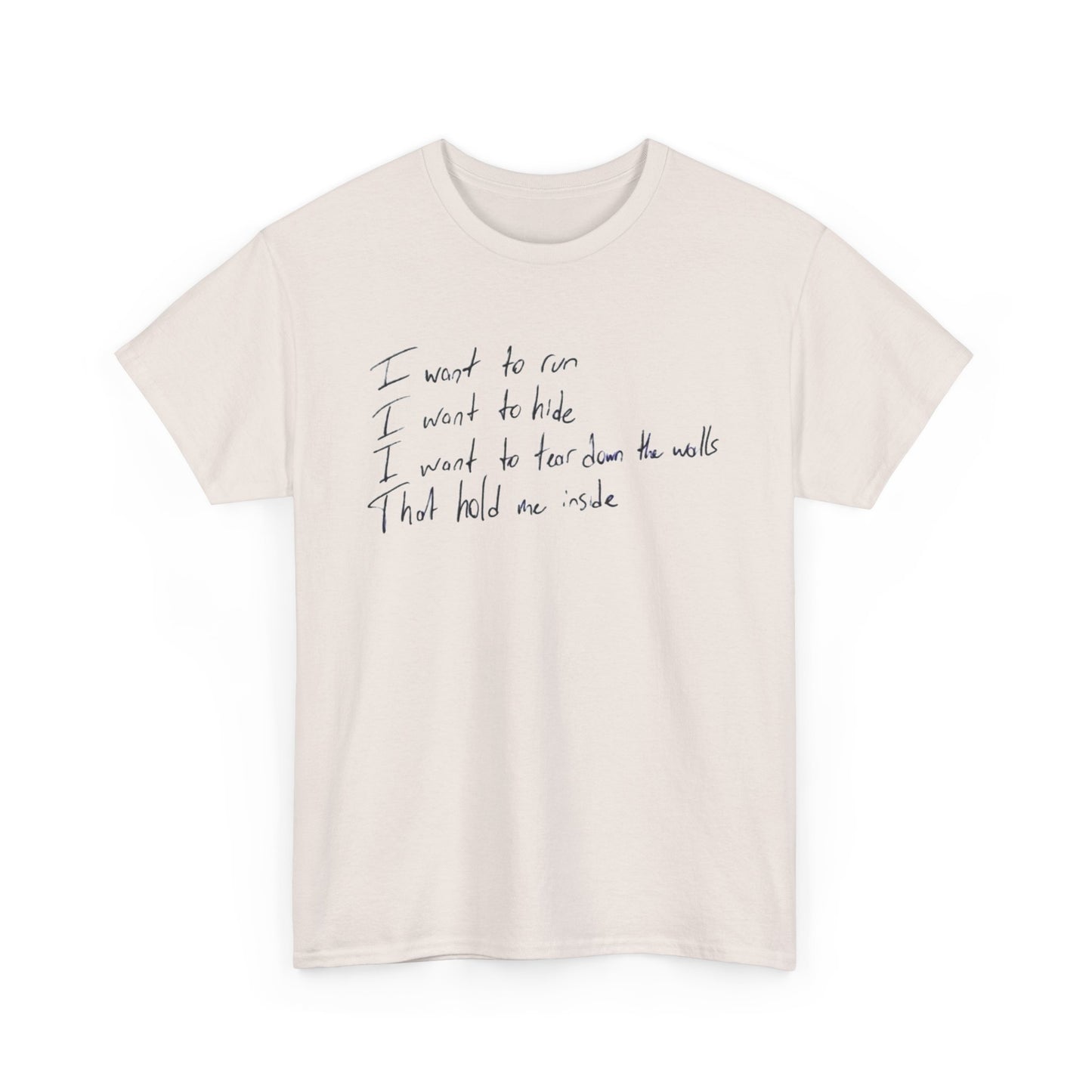 u2 inspired song text T-Shirt