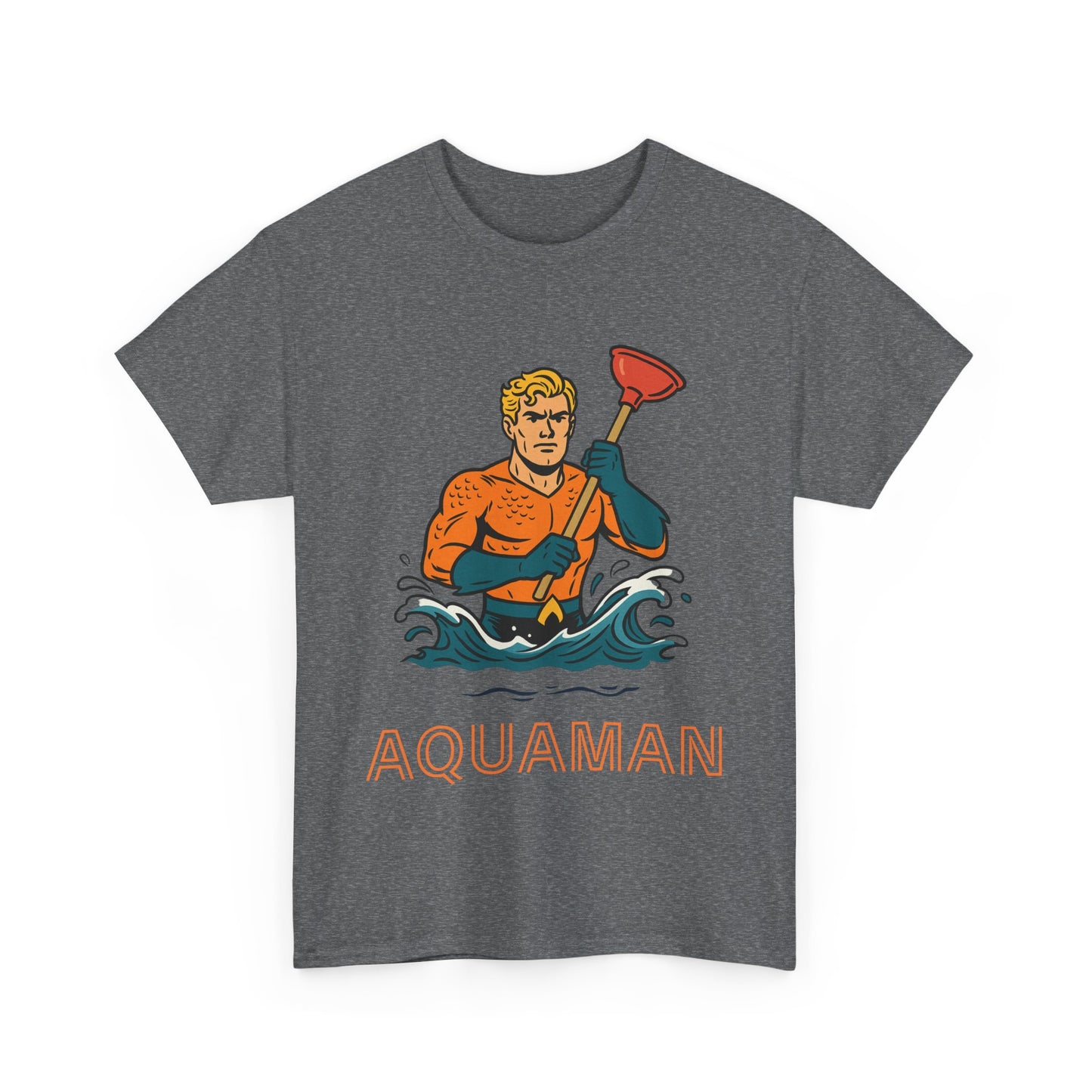T-shirt unisexe parodie drôle d'Aquaman