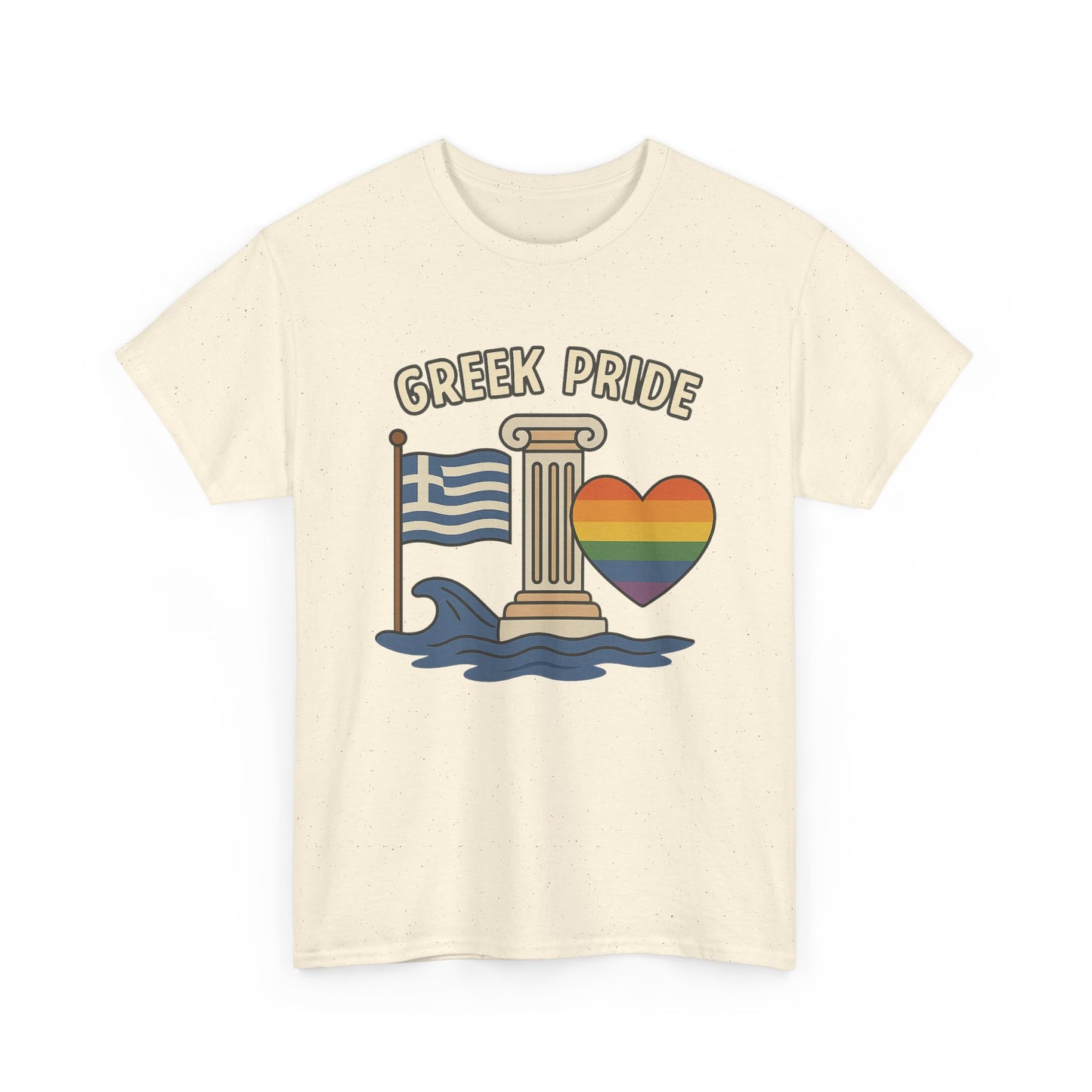 Griechischer Stolz - Inspiriertes Grafik-T-Shirt, Urlaubsshirt, Reise-Souvenir, Unisex-Baumwoll-T-Shirt, Sommerbekleidung, Freizeitkleidung 